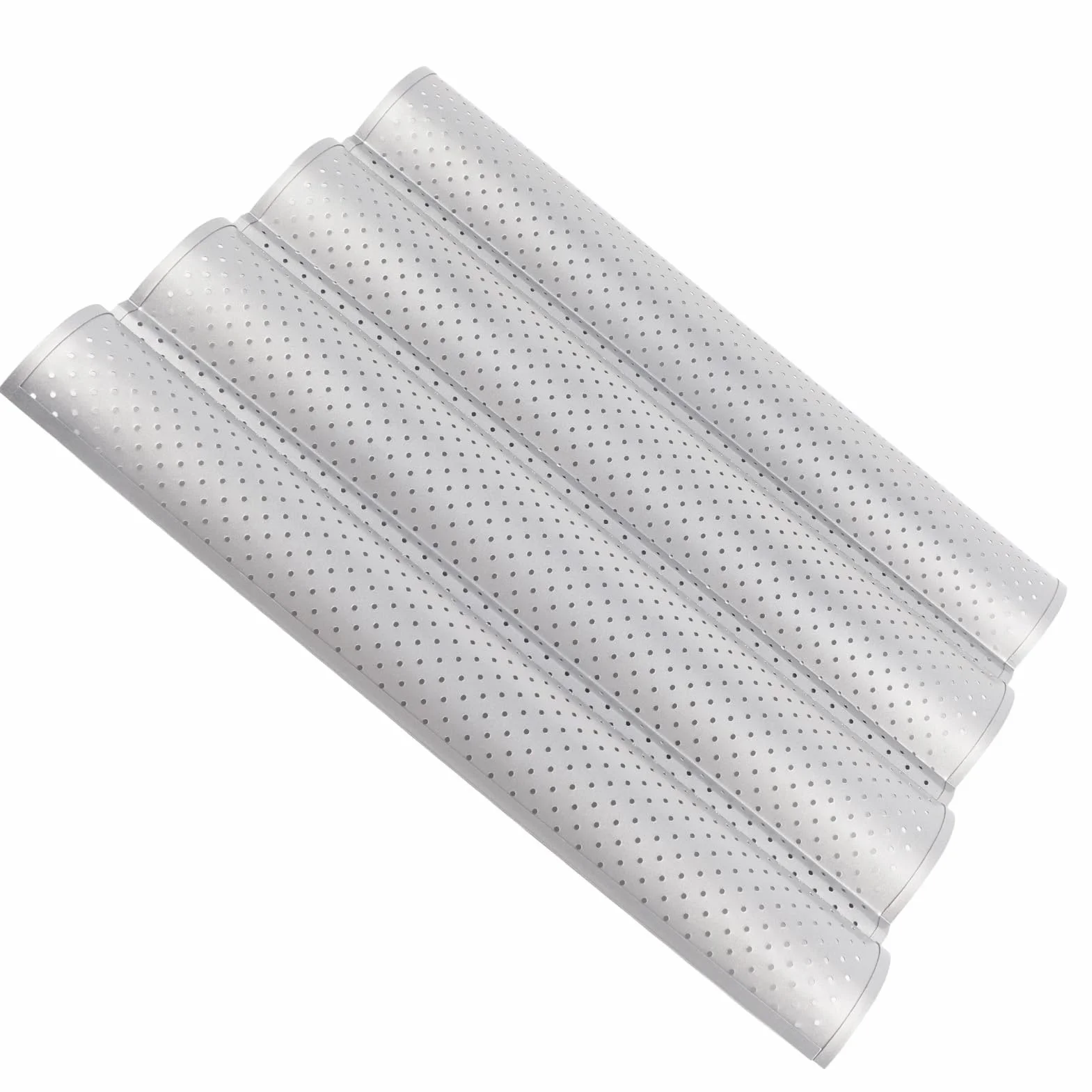 Nieprzywierająca Forma do Pieczenia z Wieloma Rowkami Forma do Bagietki, Forma do Pieczenia Chleba Francuskiego Fale Forma do Chleba Francuskiego Forma do Pieczenia Bagietki