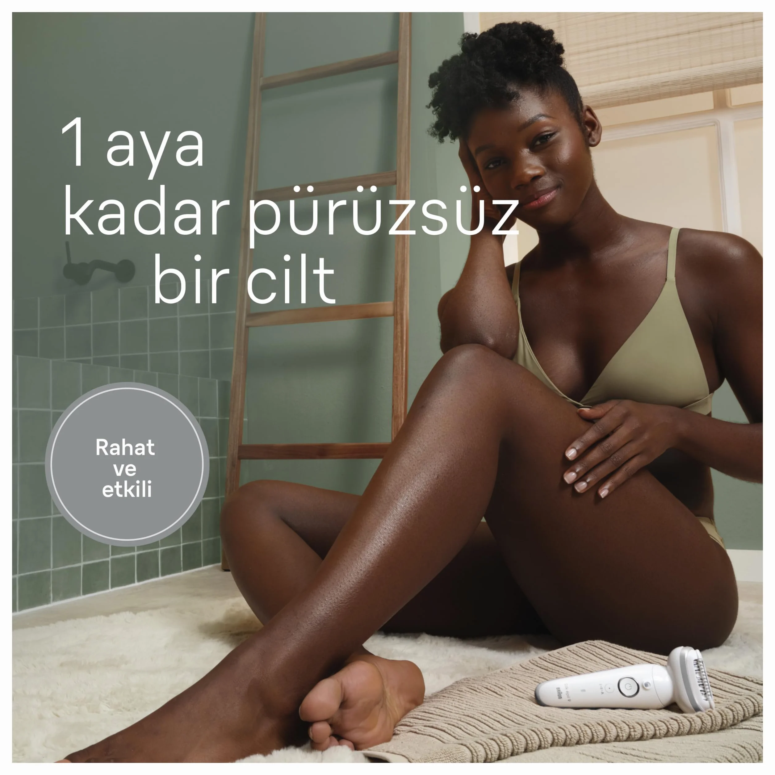 Braun Silk-épil 9, depilator damski/depilator do długotrwałego usuwania włosów, nasadka do golenia, nasadka trymera, 9-041, biały/srebrny