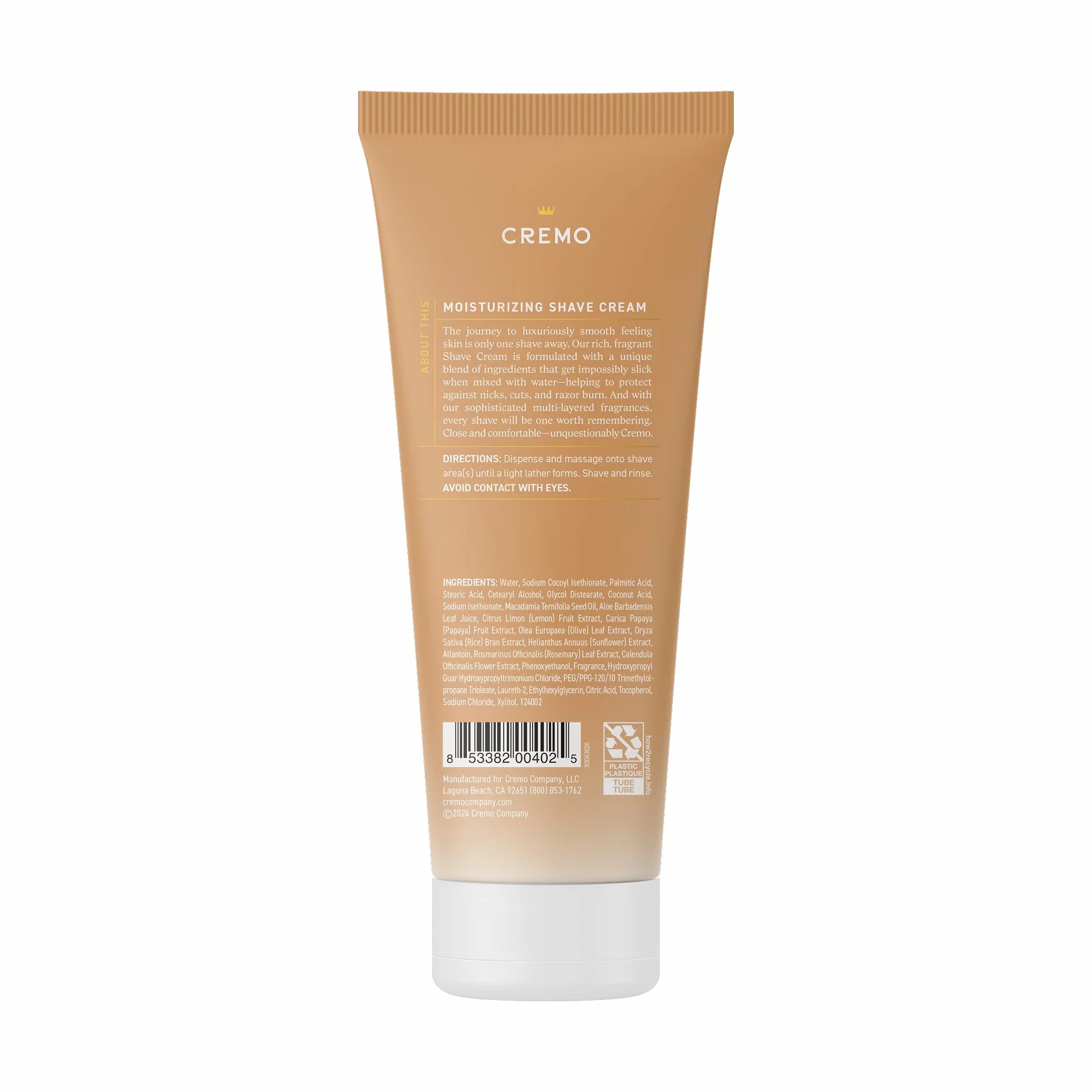 Cremo Cream Lady The Astonishingly Superior Shave Cream Shaving Creams 6 fl oz by Cremo