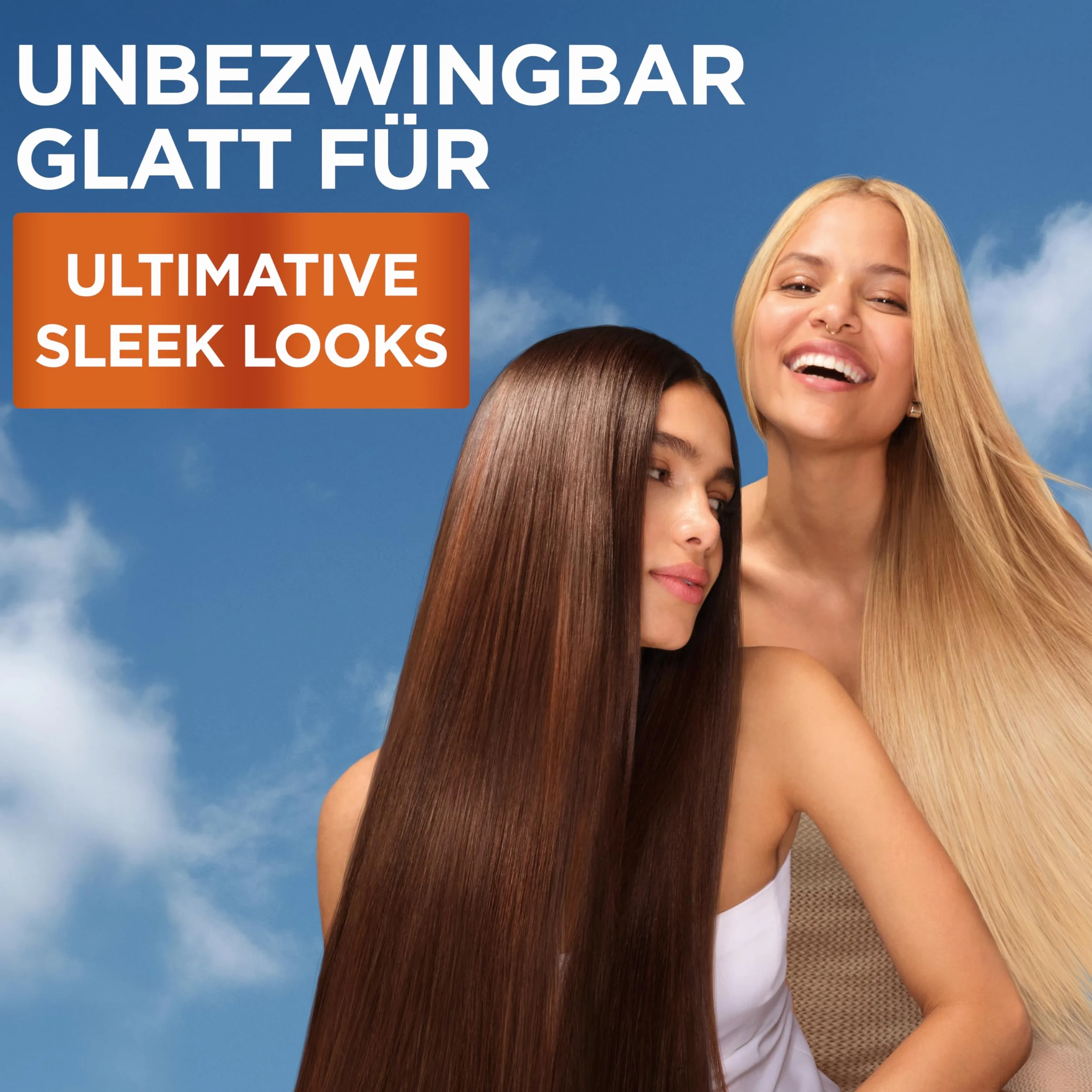 Garnier Fructis Sleek & Stay Heat-Activated Serum z alfa-silanami do włosów suchych i skłonnych do puszenia się, 50 ml
