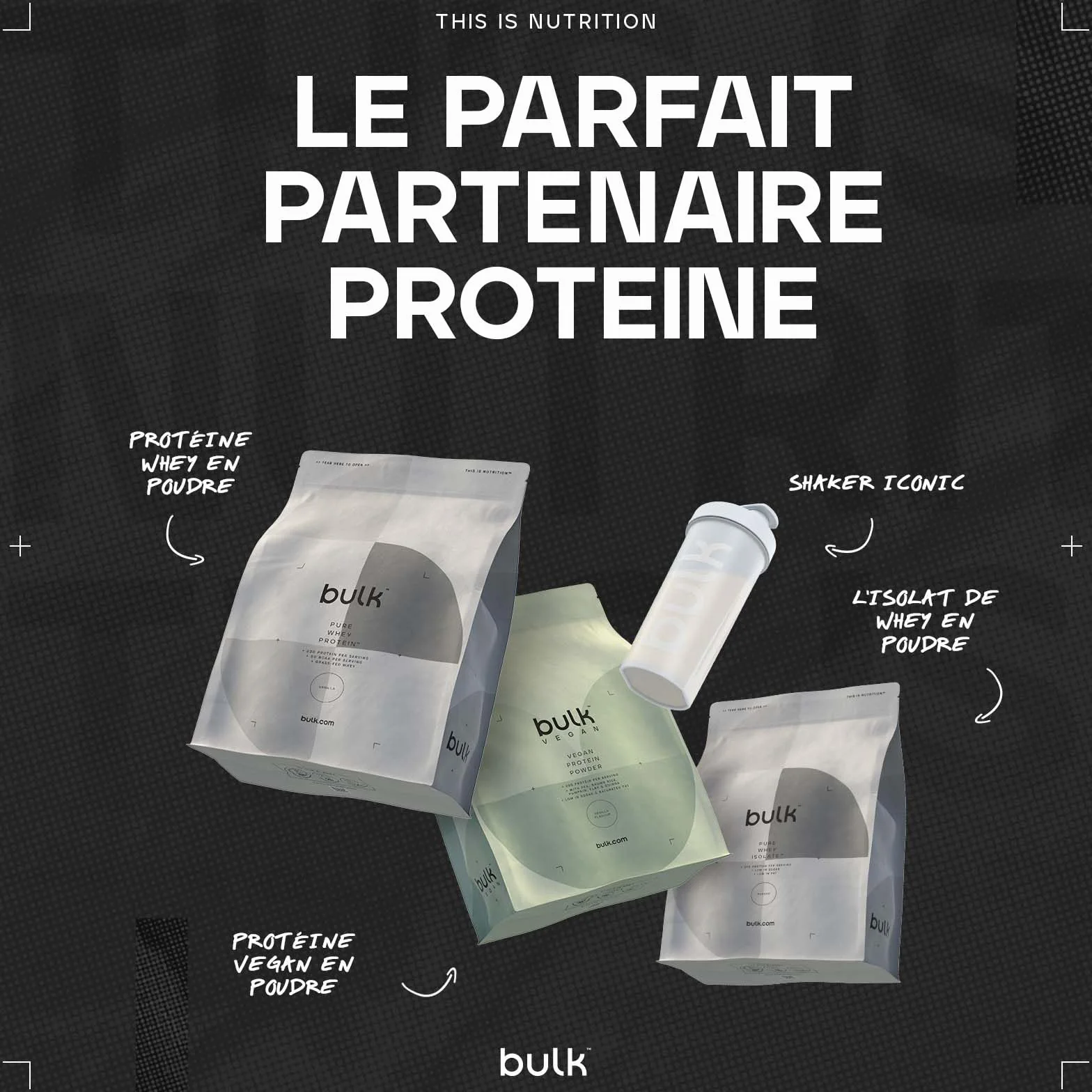 Bulk Shaker Iconic z kulką drucianą 750ml
