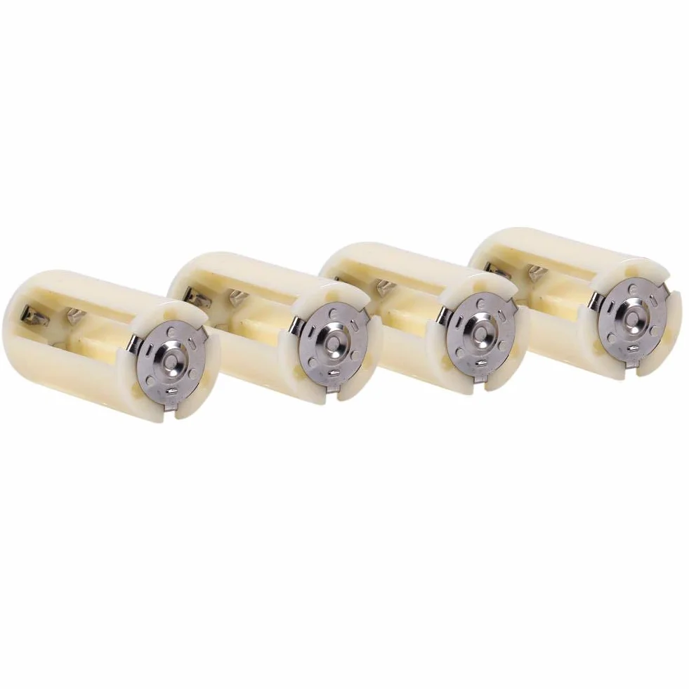 Adapter i konwerter uchwytu na baterie 6 x 3,3 cm / 2,36 x 1,3 cala 1 AA, 2 AA, 3 baterie AA do konwertera baterii D (4 szt.)