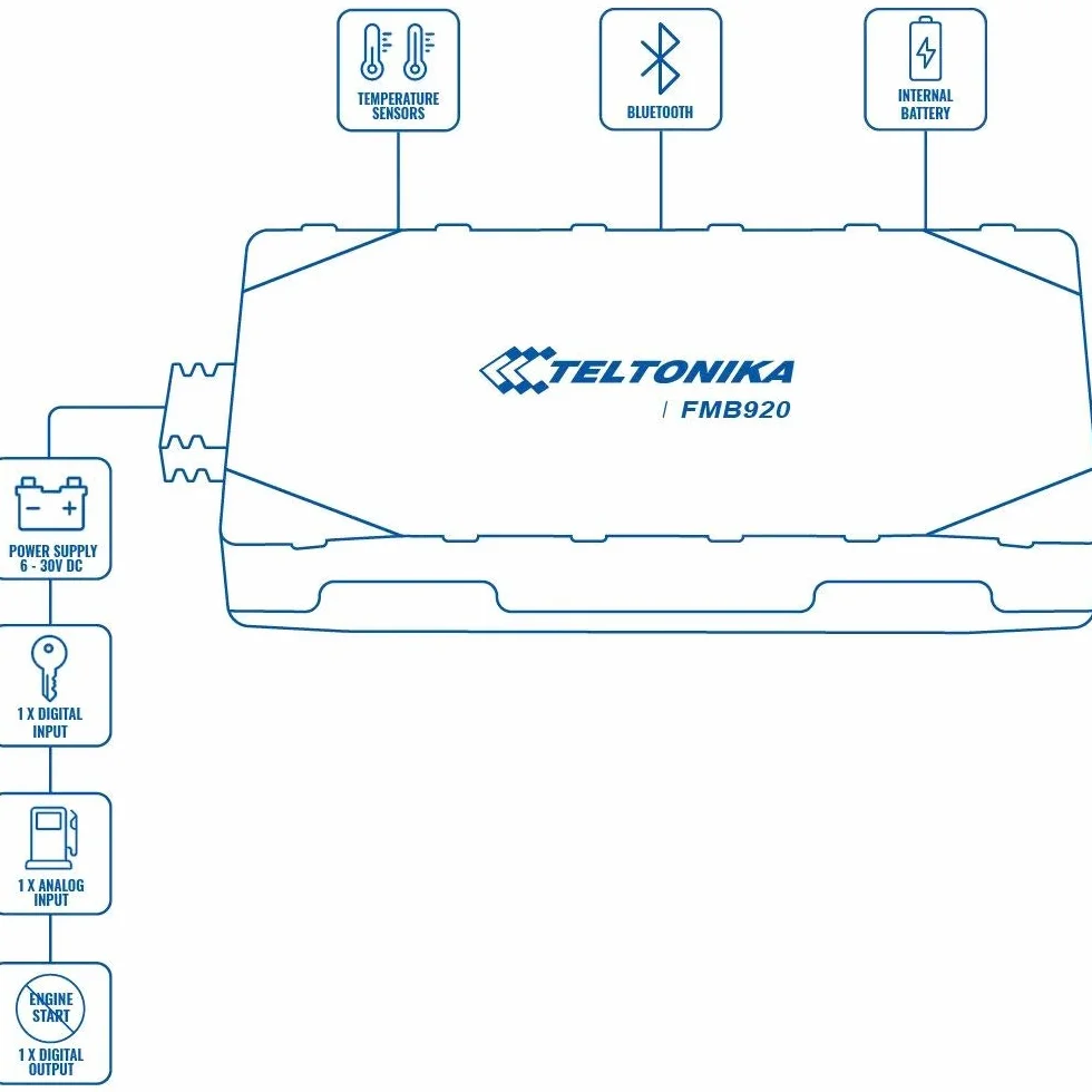 Teltonika FMB920 with USB Cable