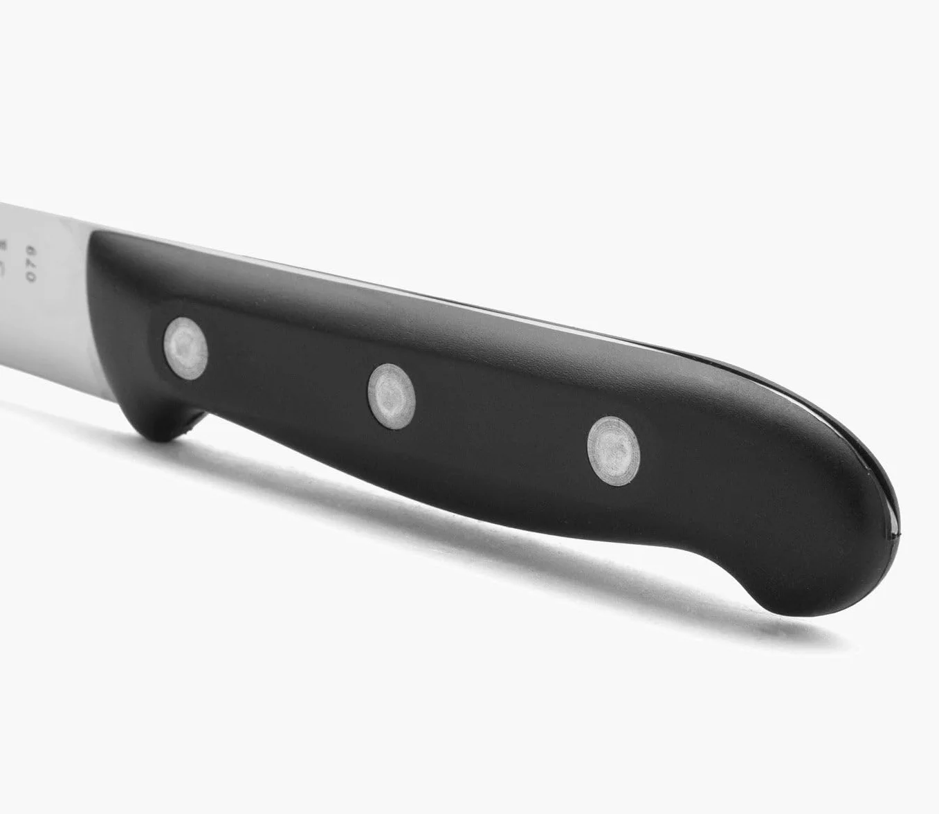 Arcos Nóż do warzyw ze stali nierdzewnej 100 mm, ergonomiczny, czarny