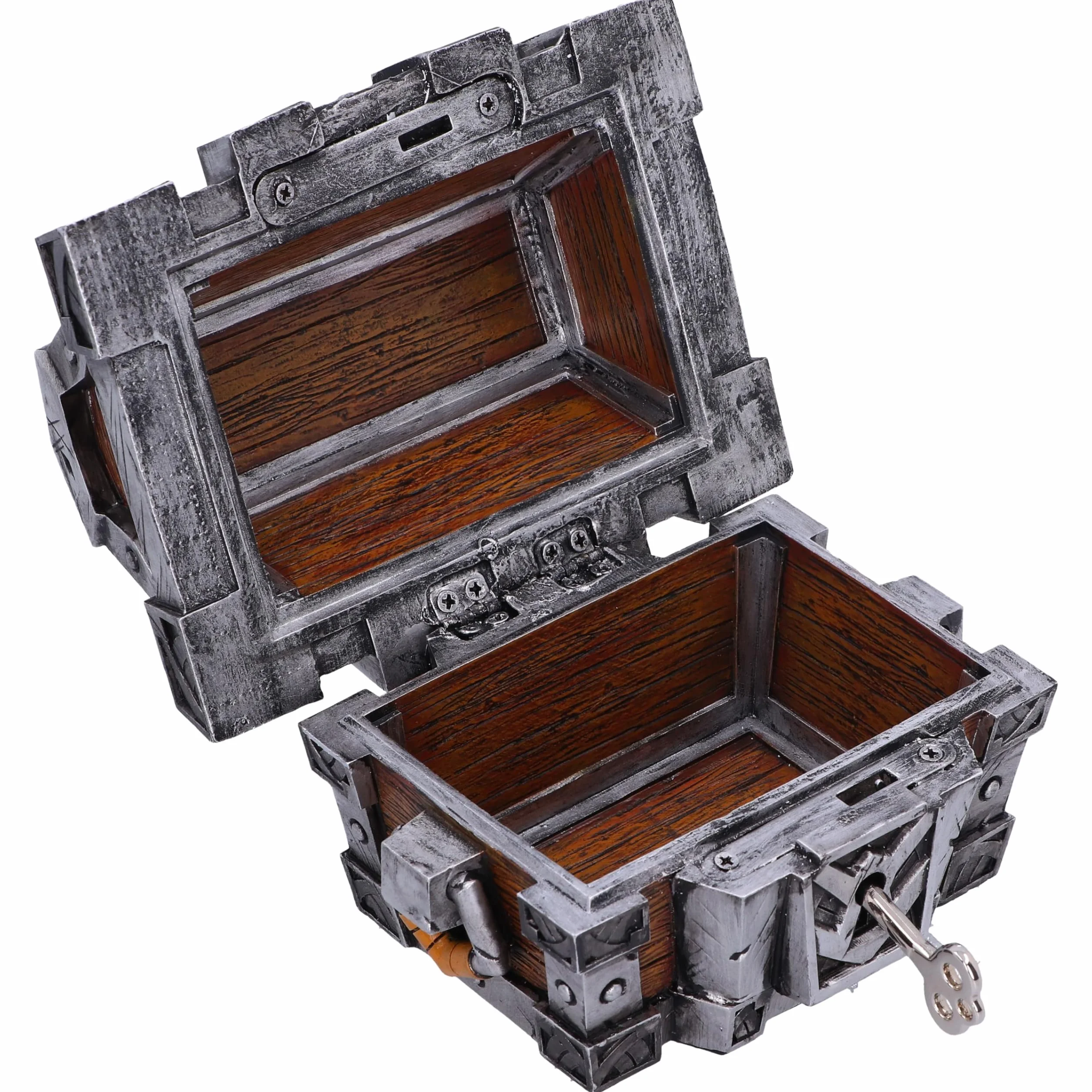 Nemesis Now World of Warcraft Srebrna skrzynia skarbów 10,5 cm żywica