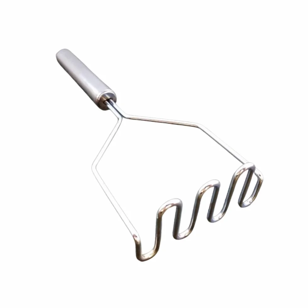 Prasa do puree ze stali nierdzewnej z drewnianym uchwytem 28x10 cm