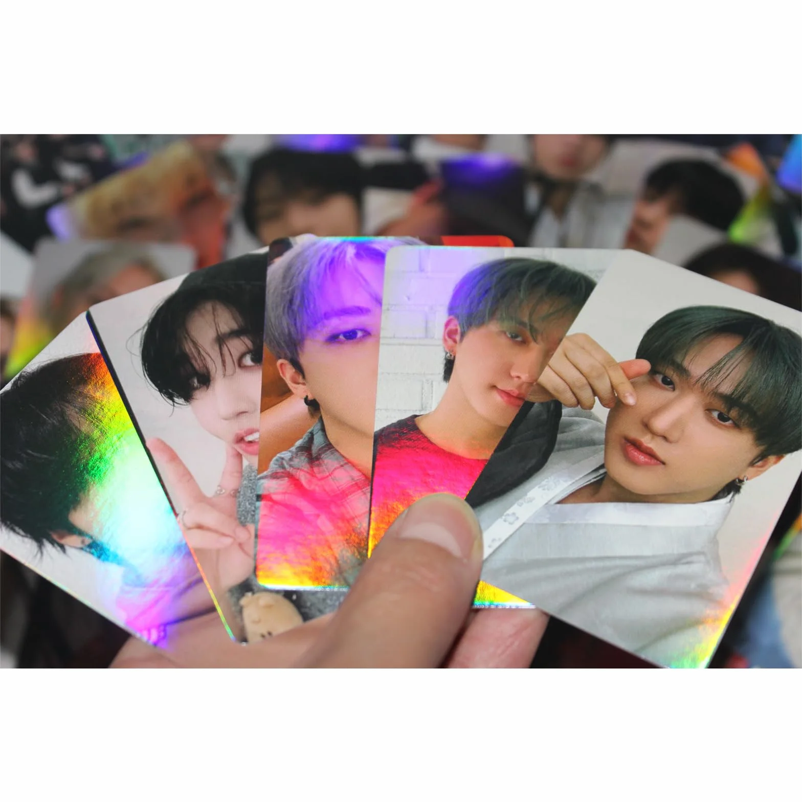 Stray Kids Laserowa fotokartka 55 szt. bezpańskich dzieci album fotokartka bezpańskie dzieci karty lomo bezpańskie dzieci karty fotograficzne 5-gwiazdkowa pocztówka prezent dla fanów córki