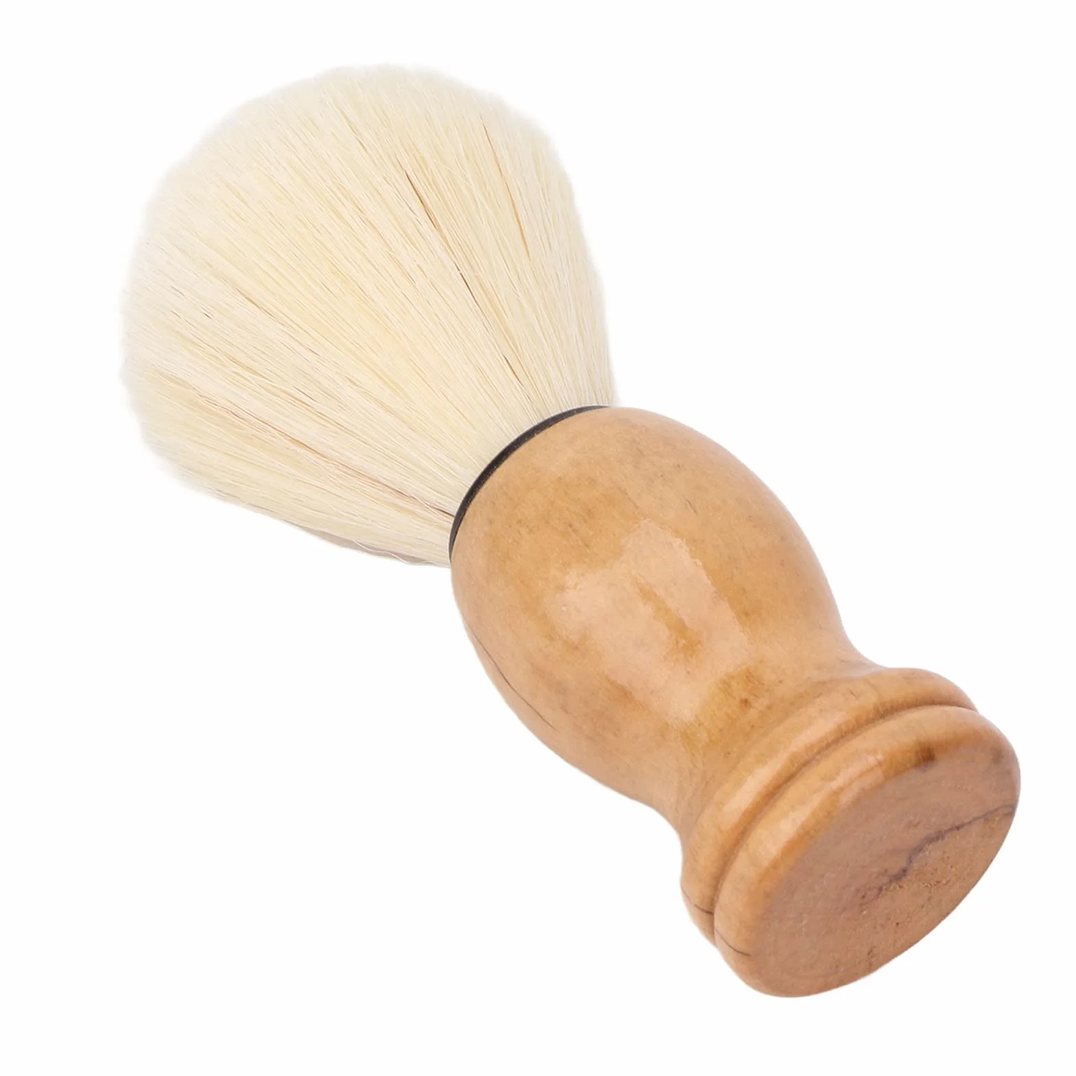 Mini Pędzel do Golenia, Pędzel do Golenia Brody, Pędzel do Golenia z drewnianą rączką, Profesjonalny Pędzel do Golenia dla Mężczyzn, do Użytku Domowego w Podróży