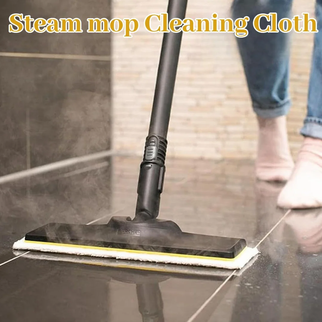 2 szt. Zamiennik dla Kärcher EasyFix Zestaw do parowania mopa parowego Wysokiej jakości ściereczki z mikrofibry kompatybilne z Kärcher EasyFix SC 2 SC 3 SC 4 SC 5 wytrzymałych ściereczek czyszczących