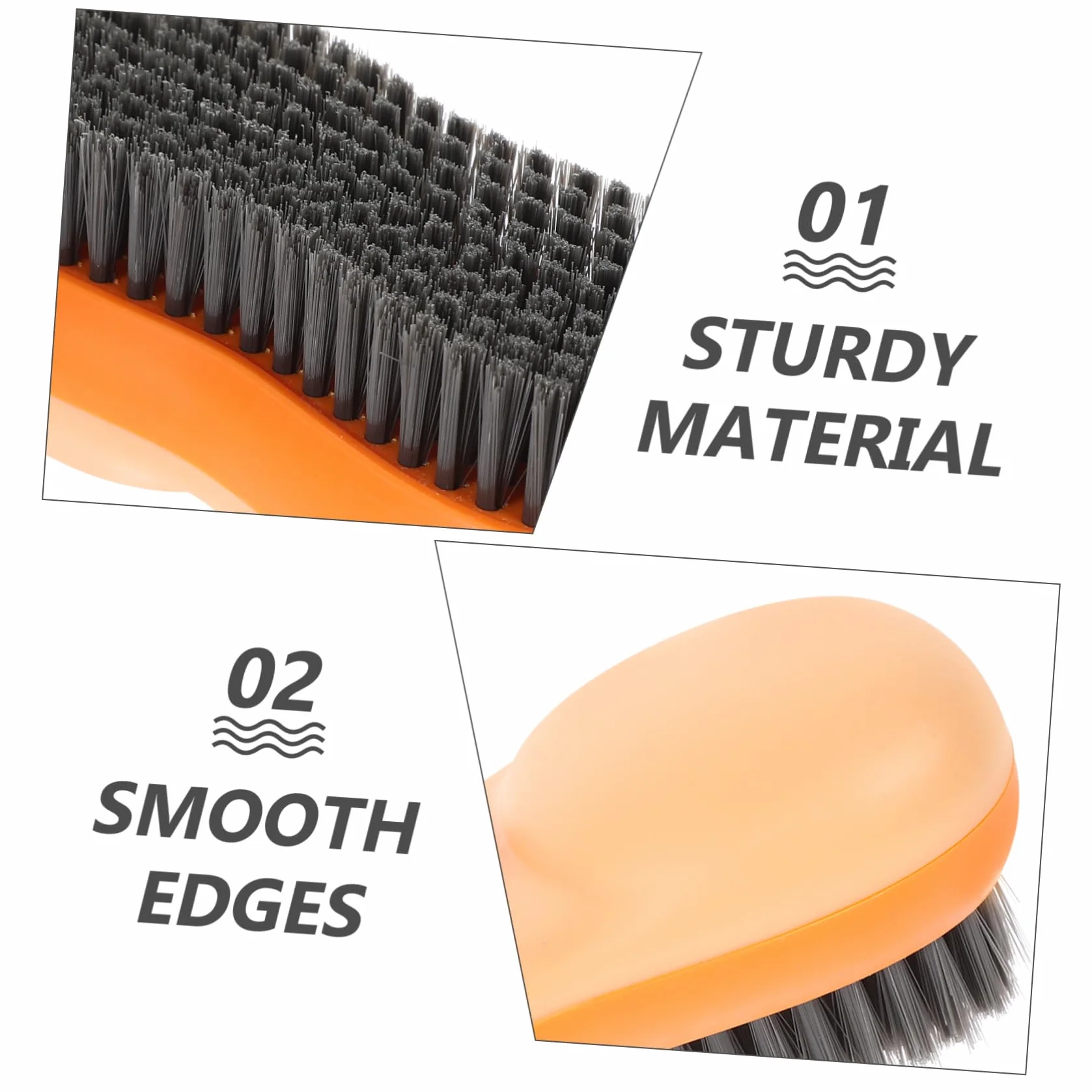 Szczotka Do Czyszczenia Odzieży i Obuwia Miękkie Włosie Ergonomiczny Design Usuwanie Brudu