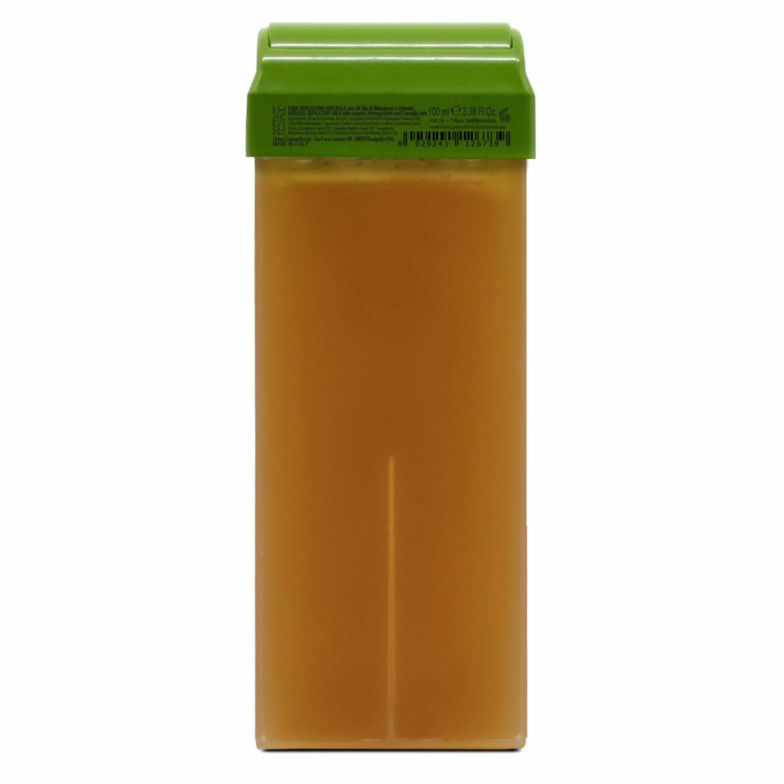 RESTASE Wosk do depilacji rozpuszczalny w tłuszczach, organiczny olej z granatów i olej kameliowy, do wszystkich rodzajów skóry, 100 ml, wyprodukowano we Włoszech