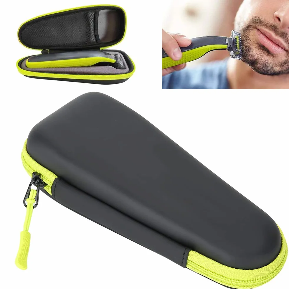Etui na golarkę, Przenośne Pudełko na golarkę, Przenośne Etui z siateczką na maszynkę elektryczną QP2530/QP2520, Mały Rozmiar, Specjalny materiał PU+EVA, Przenośna Konstrukcja