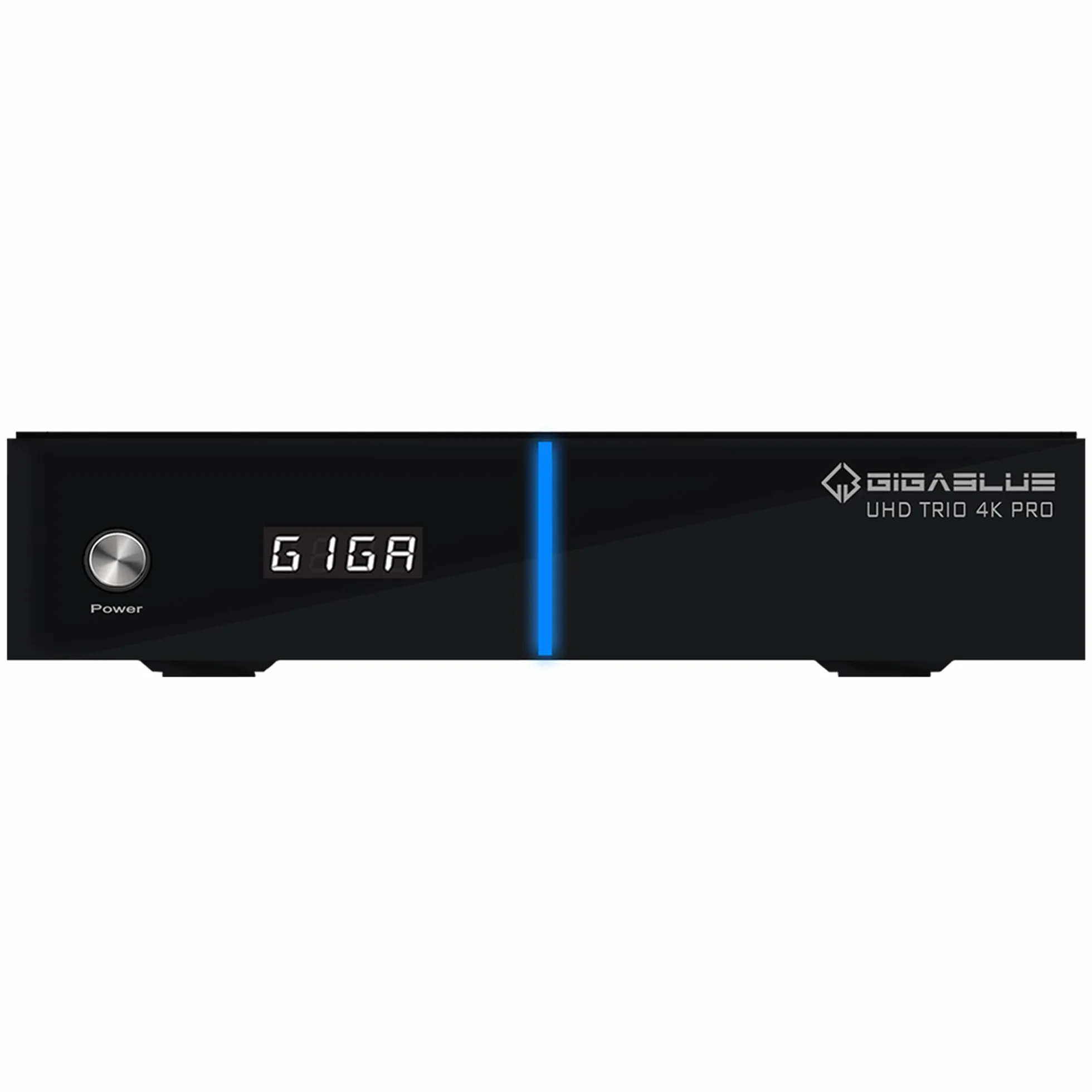 GigaBlue UHD Trio 4K PRO – 1 x DVB-S2X MS + 1 x odbiornik DVB-C/T2 Comb. sat. T2, E2 Linux TV Smart TV, riprod. multimed., Funz, PVR, 1200 Mb/s, WiFi, HTS