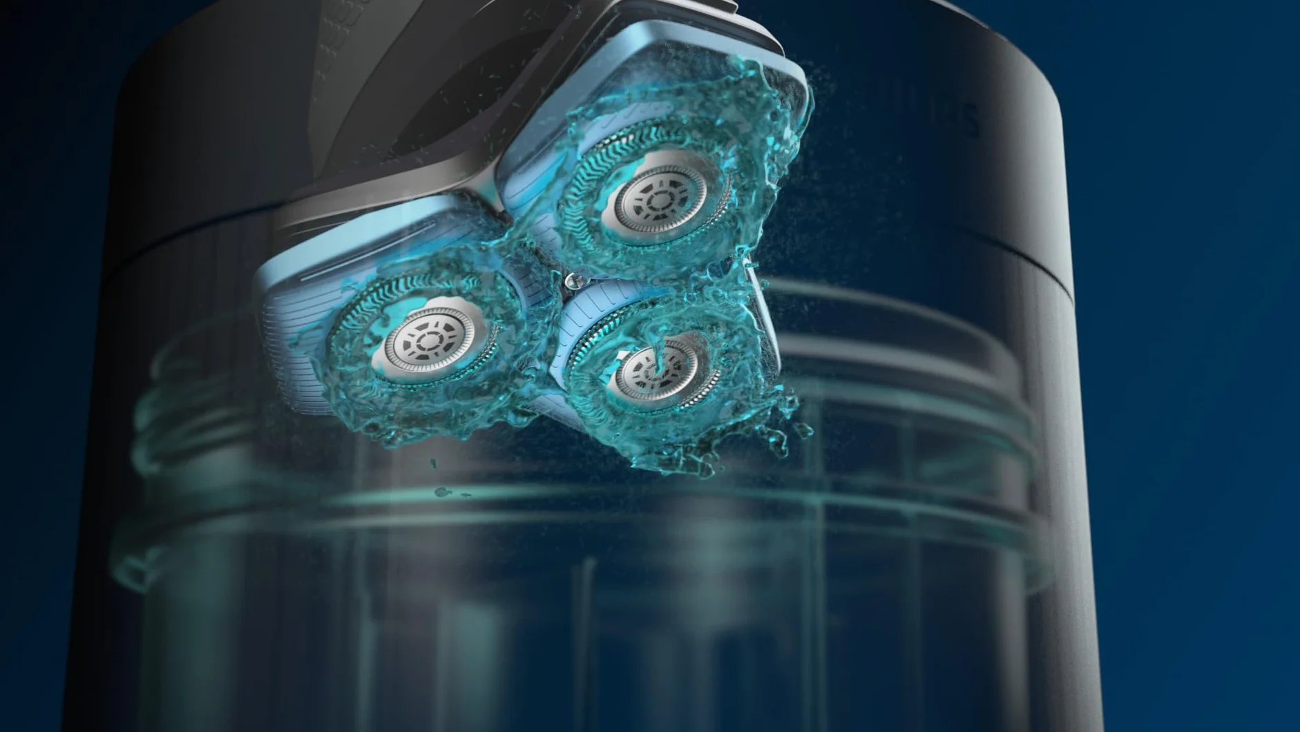 Philips Quick Clean Pod - wkład czyszczący Philips do męskiej golarki elektrycznej serii 5000, 7000, 8000 i 9000, męski środek do czyszczenia golarki elektrycznej (model QCP10/01)