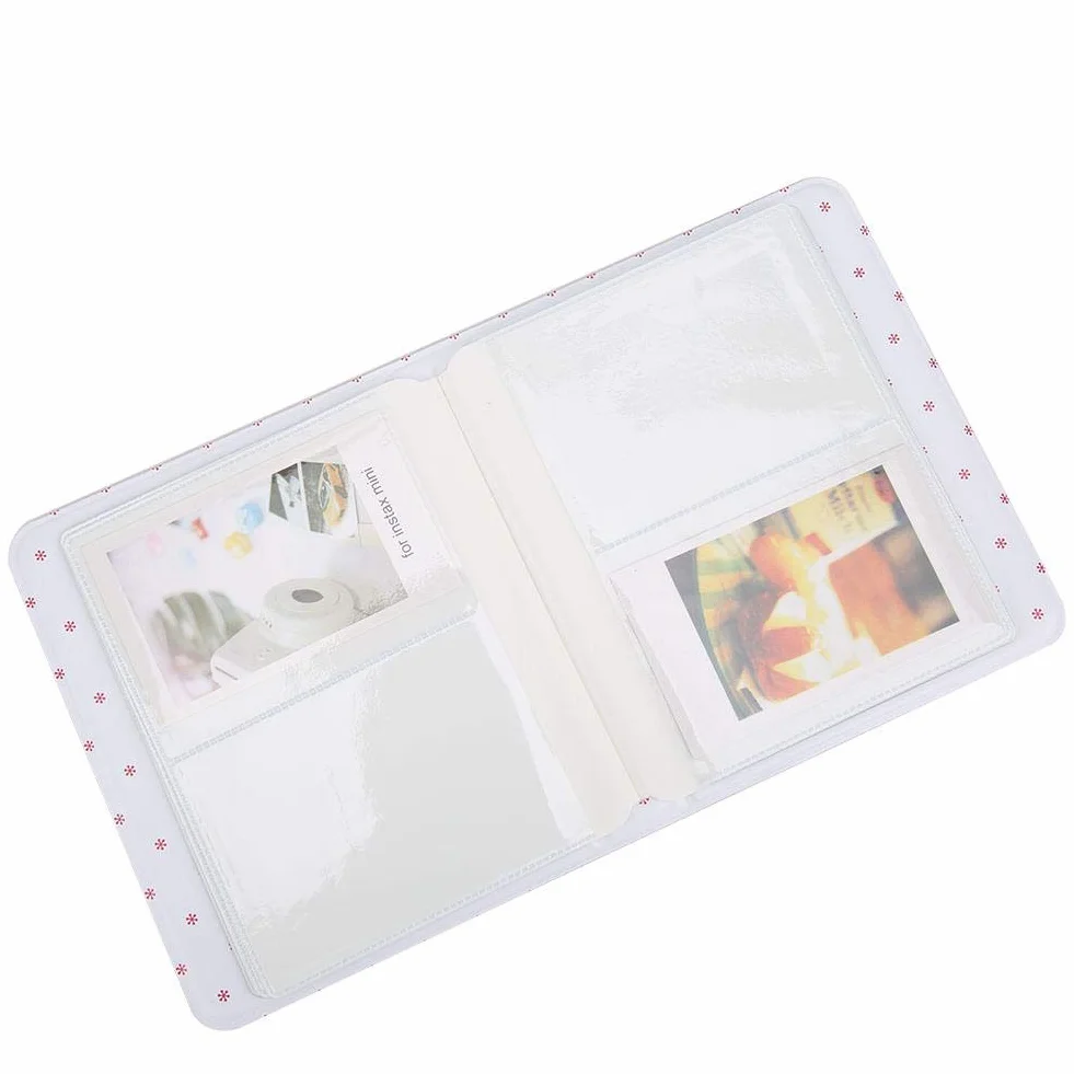 Mini album fotograficzny 3-calowy 64 kieszonkowy dla Instax Mini 9/8/8+, 25 x 14 x 0,3 cm