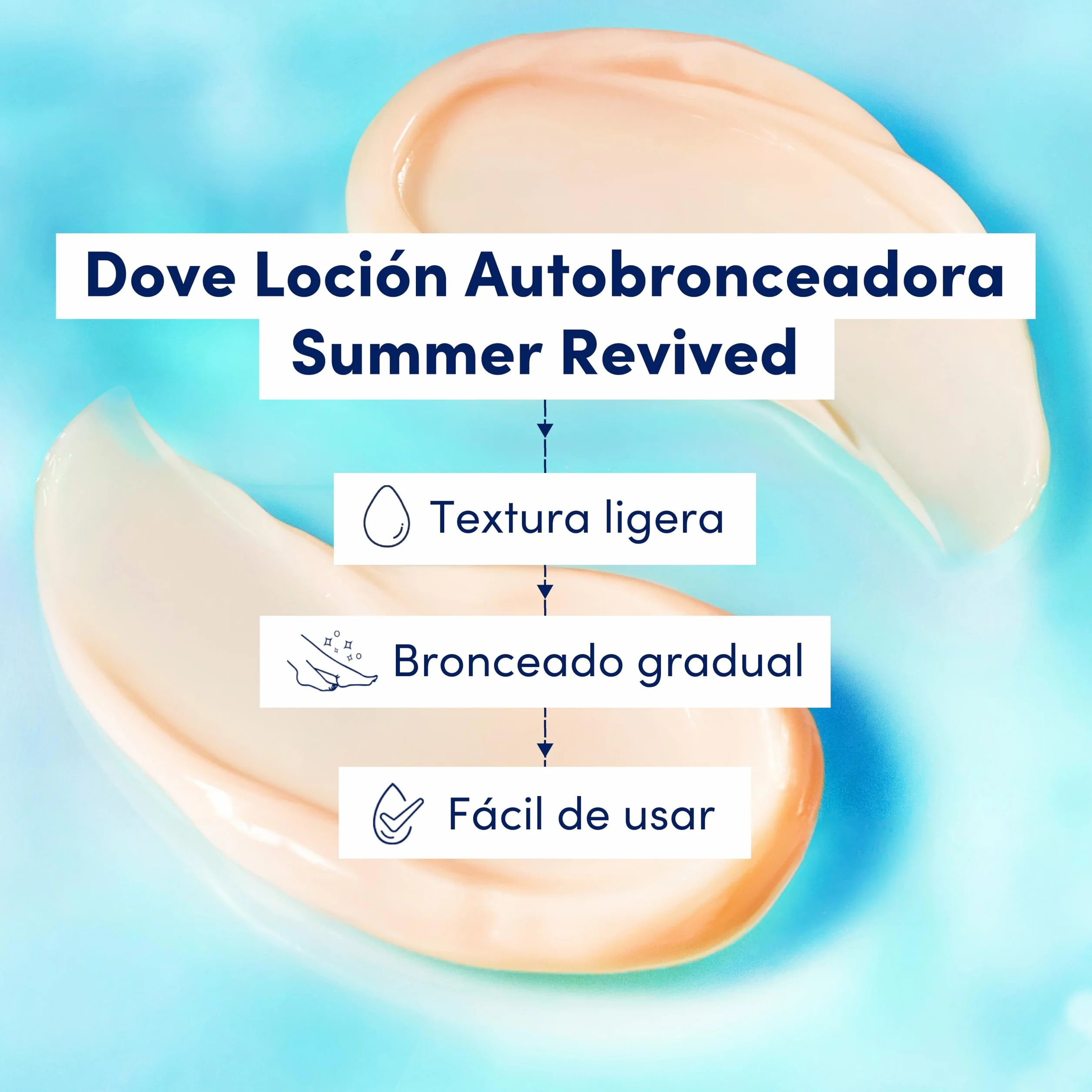 Dove Letni Revived Balsam do twarzy Samoopalacz do skóry o średnim lub ciemnym odcieniu 75 ml