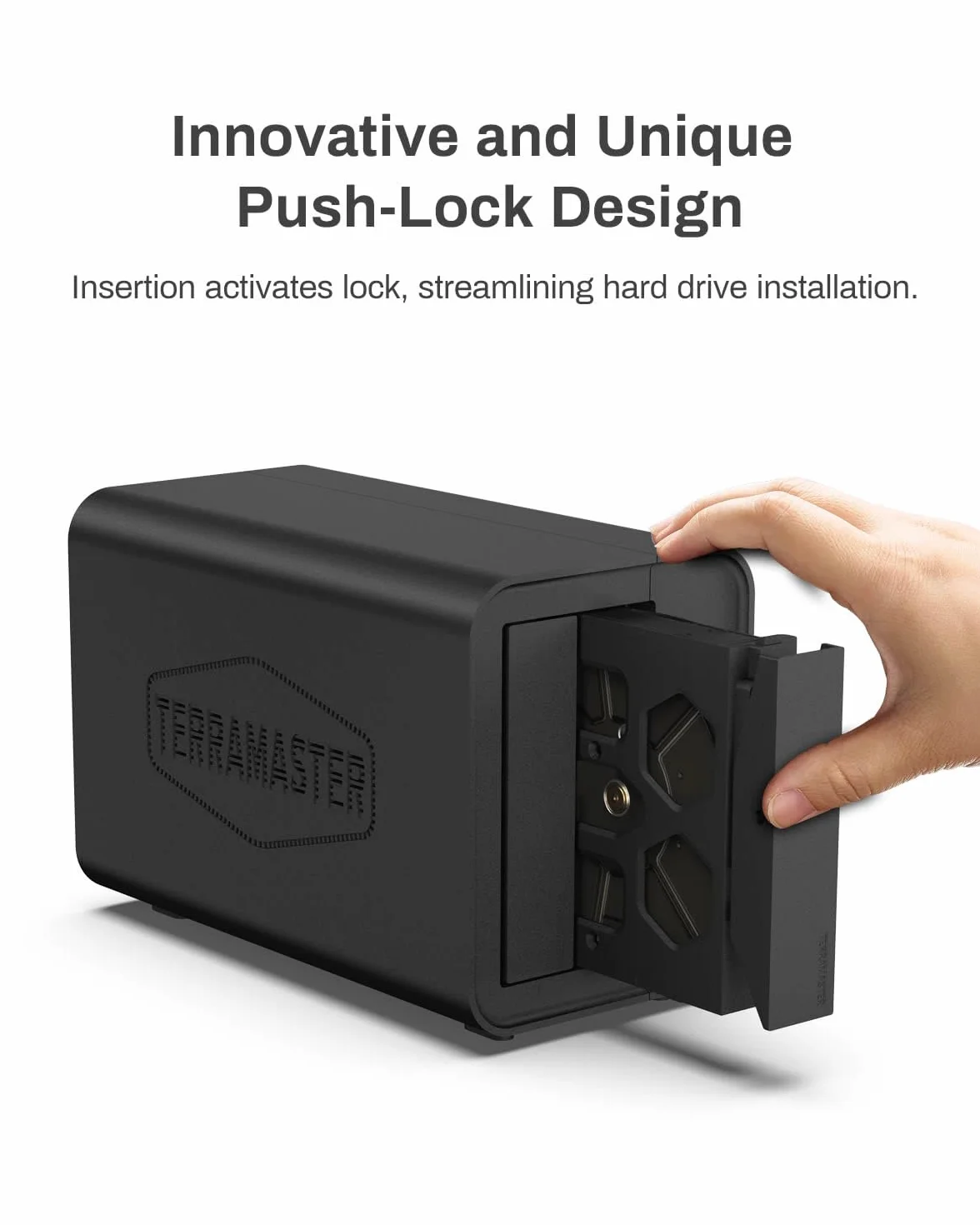 TERRAMASTER F2-212 2Bay NAS - Quad Core CPU DDR4 RAM Personal Private Cloud Home Network Attached Storage z kompleksowymi rozwiązaniami do tworzenia kopii zapasowych (miejsce na dysku twardym)