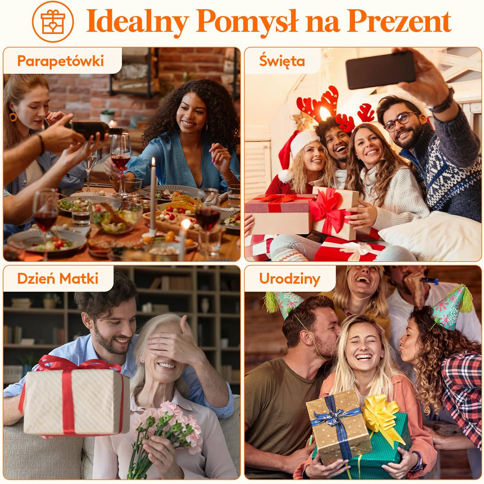 Lifewit Pojemnik na Przybory Kuchenne z Metalowym Uchwytem