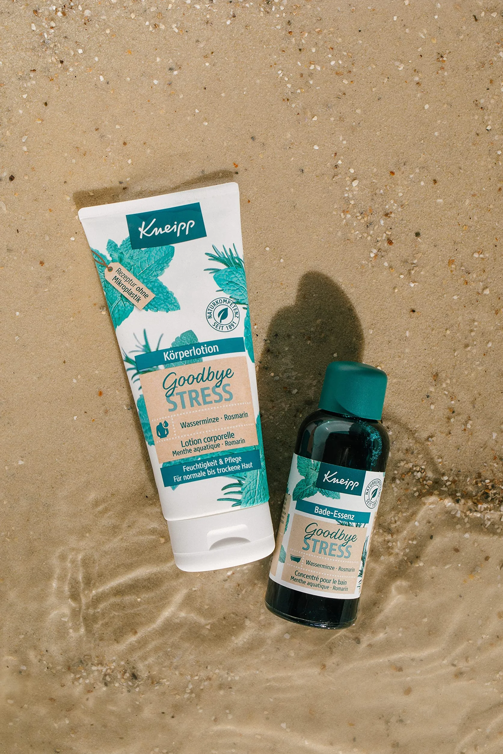 Kneipp Goodbye Stress Olejek do kąpieli z olejkami eterycznymi z rozmarynu i mięty wodnej dla mniejszego stresu i pozytywnej energii Odświeżający zapach 100 ml