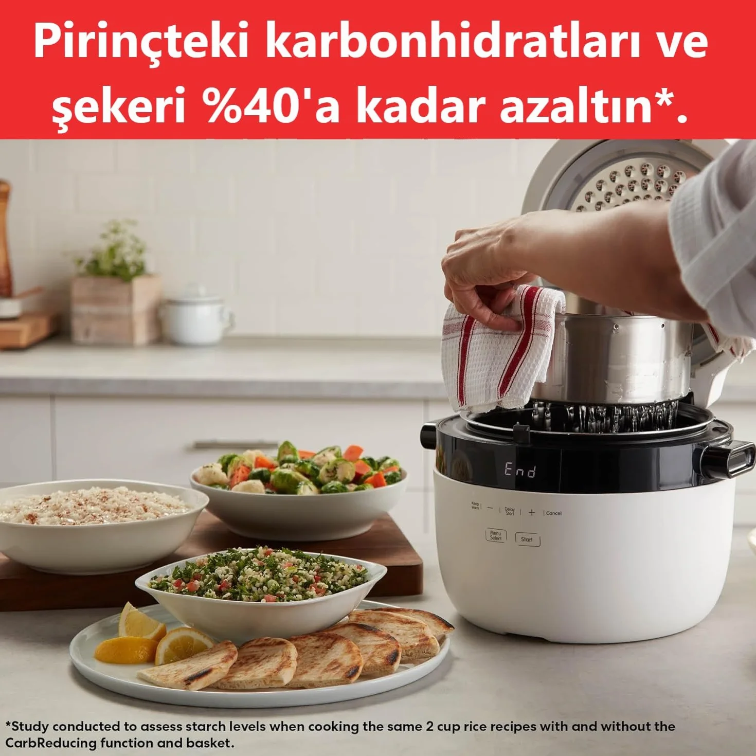 Instant Pot Szybkowar do ryżu i parowar 2,8 l ze stali nierdzewnej nieprzywierający