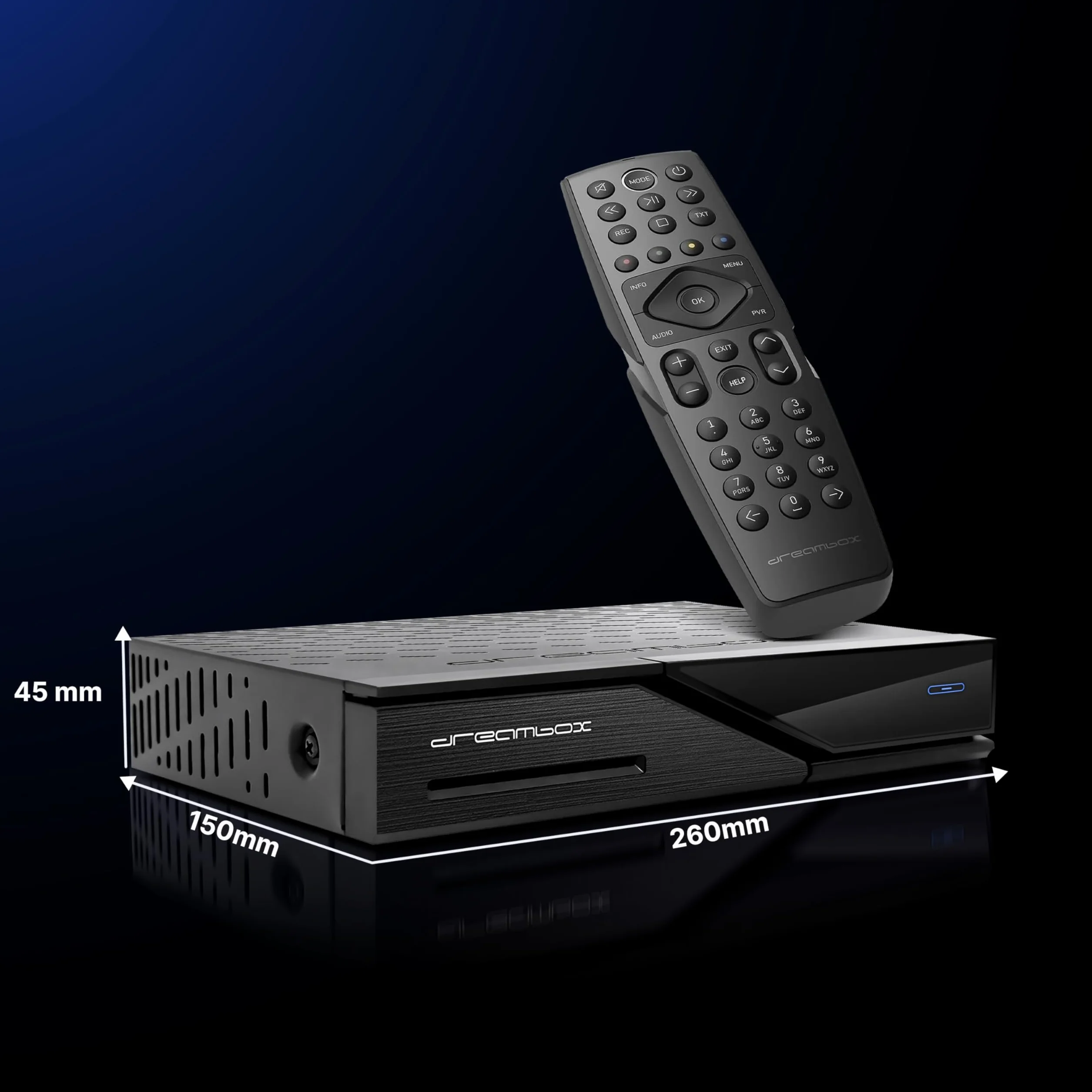Dreambox DM520 1x DVB-S2 Tuner Linux Receiver (Full HD 1080p)
