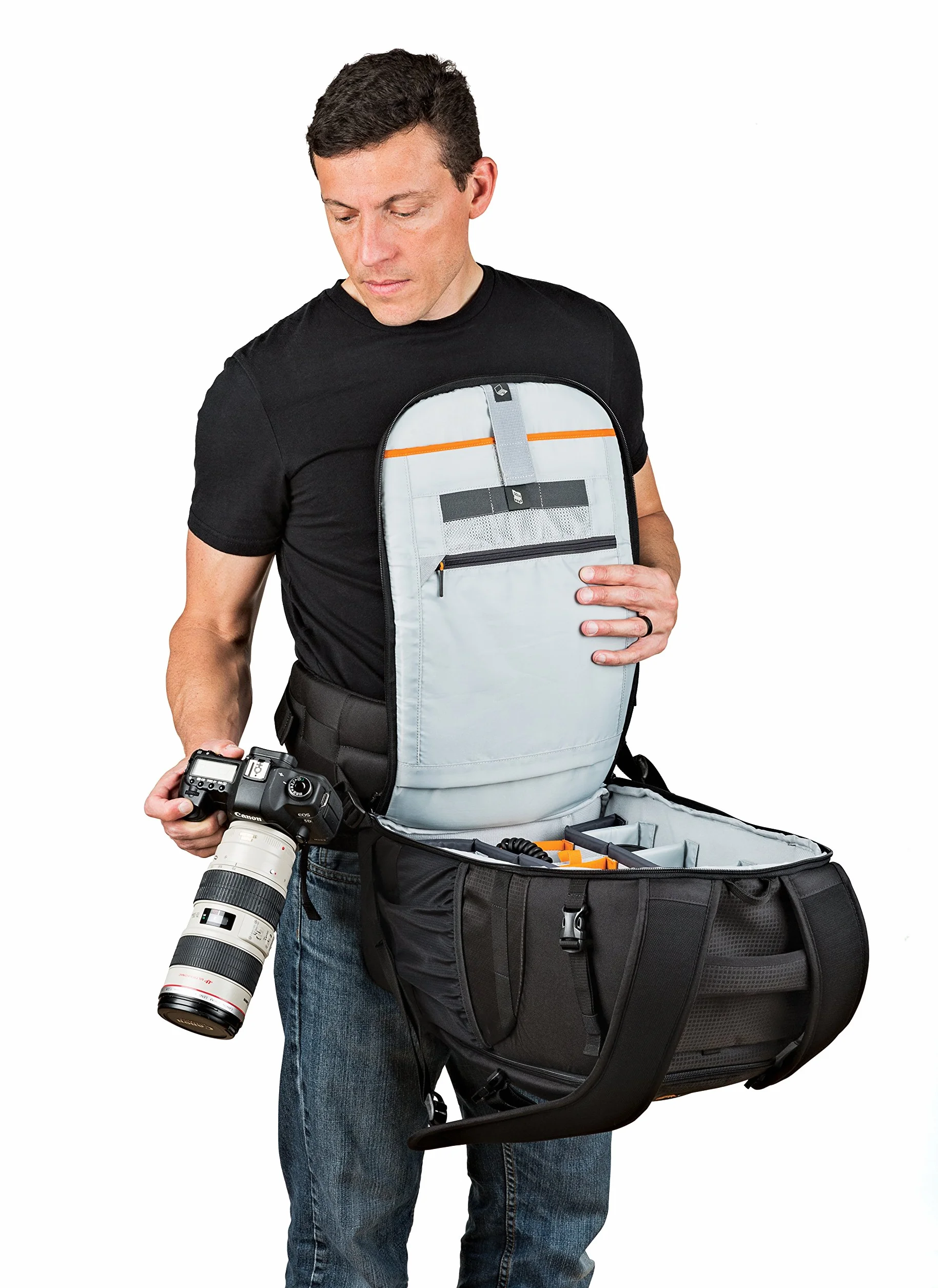 Lowepro Flipside II Plecal na Aparat Fotograficzny, Czarny, 28l