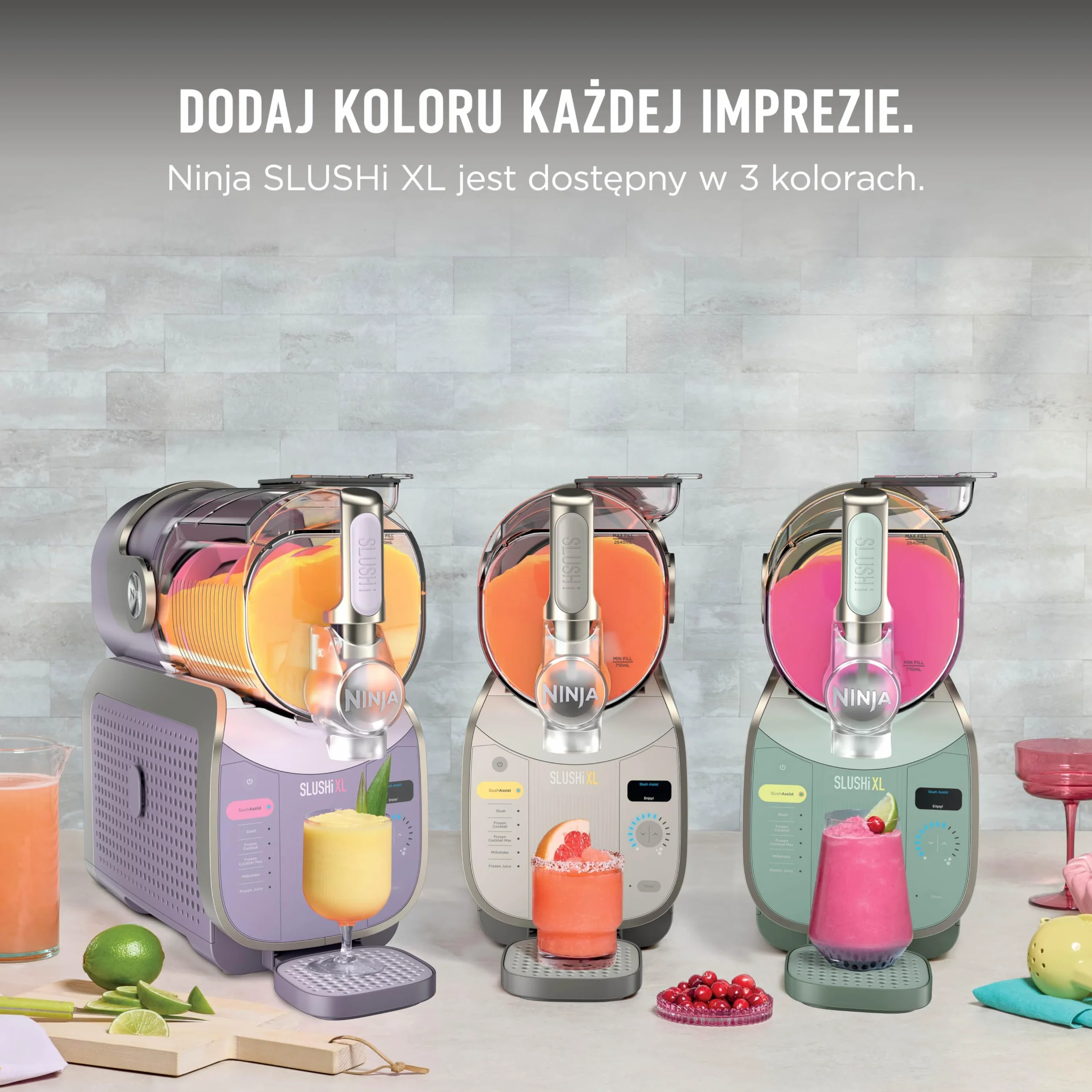 Ninja SLUSHi XL maszyna do mrożonych napojów 3,7l SlushAssist Zielony FS601EUGN