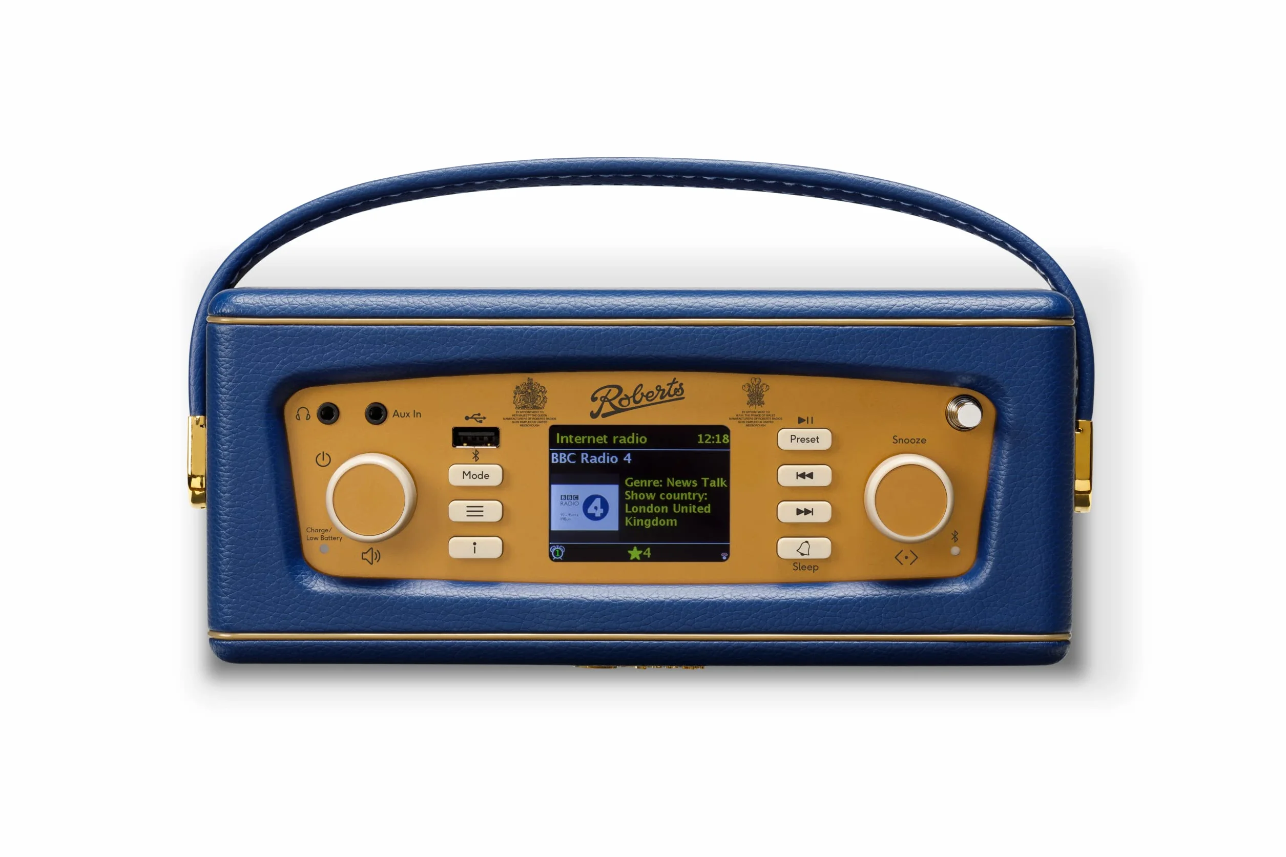 Roberts - Revival iStream 3L - Dab+/FM/Bluetooth/WiFi - Przenośne radio - Midnight Blue