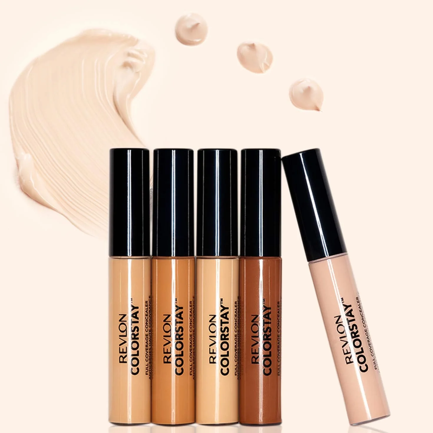 Revlon Colorstay, długotrwały korektor cery, wysokie krycie, Light Medium, 6,2 ml