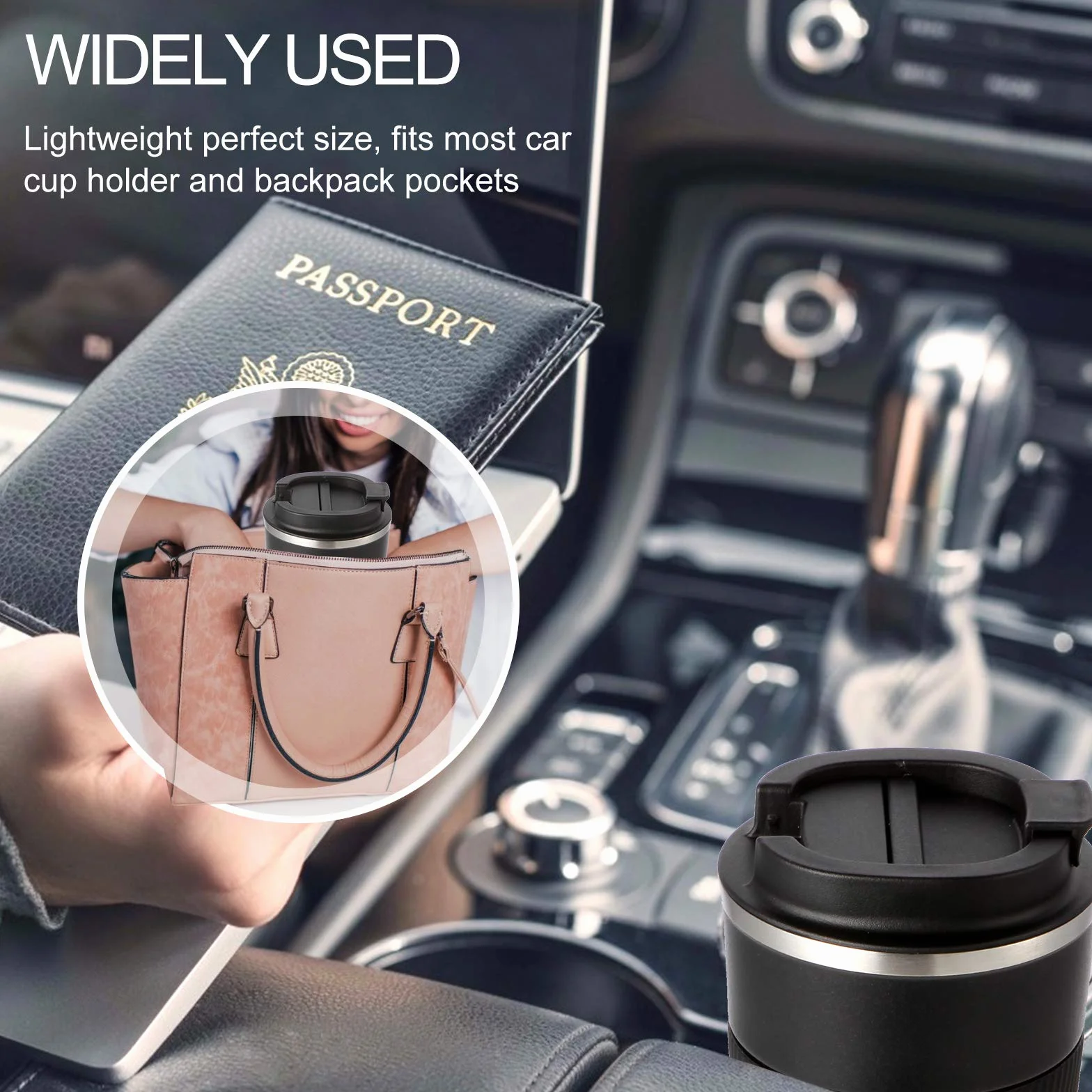 GEMFUL Coffee To Go 510ml Szczelny Kubek Termiczny ze Stali Nierdzewnej