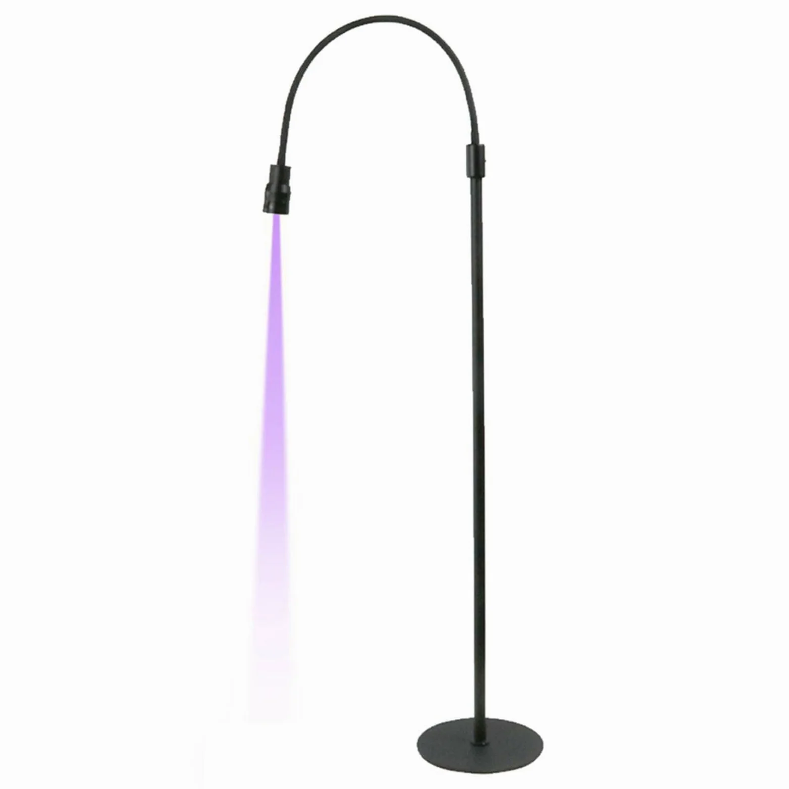 Lampa UV Lash z Pedałem, Lampa UV do Przedłużania Rzęs, z regulowaną gęsią szyją, Lampa LED do Rzęs, Lampa UV do Paznokci (wtyczka UE 5W)