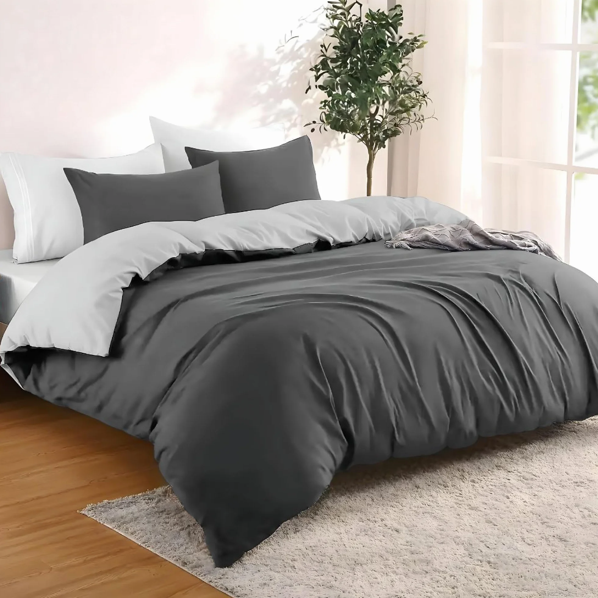 Dreamzie Zestaw pościeli 200x220 cm 100% mikrofibry Oeko TEX 3 sztuki