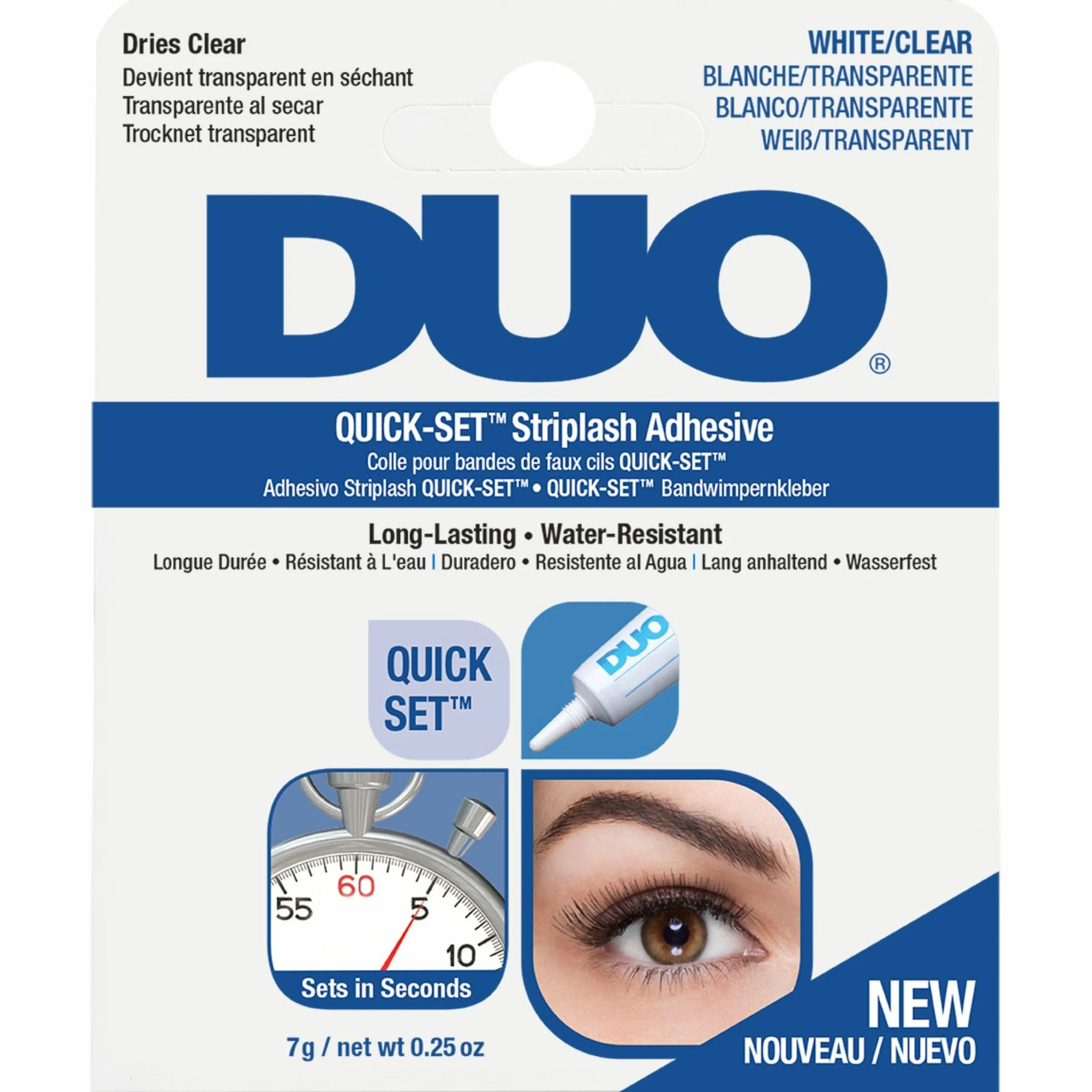 Ardell Duo Quick Set Striplash klej Przezroczysty 7g