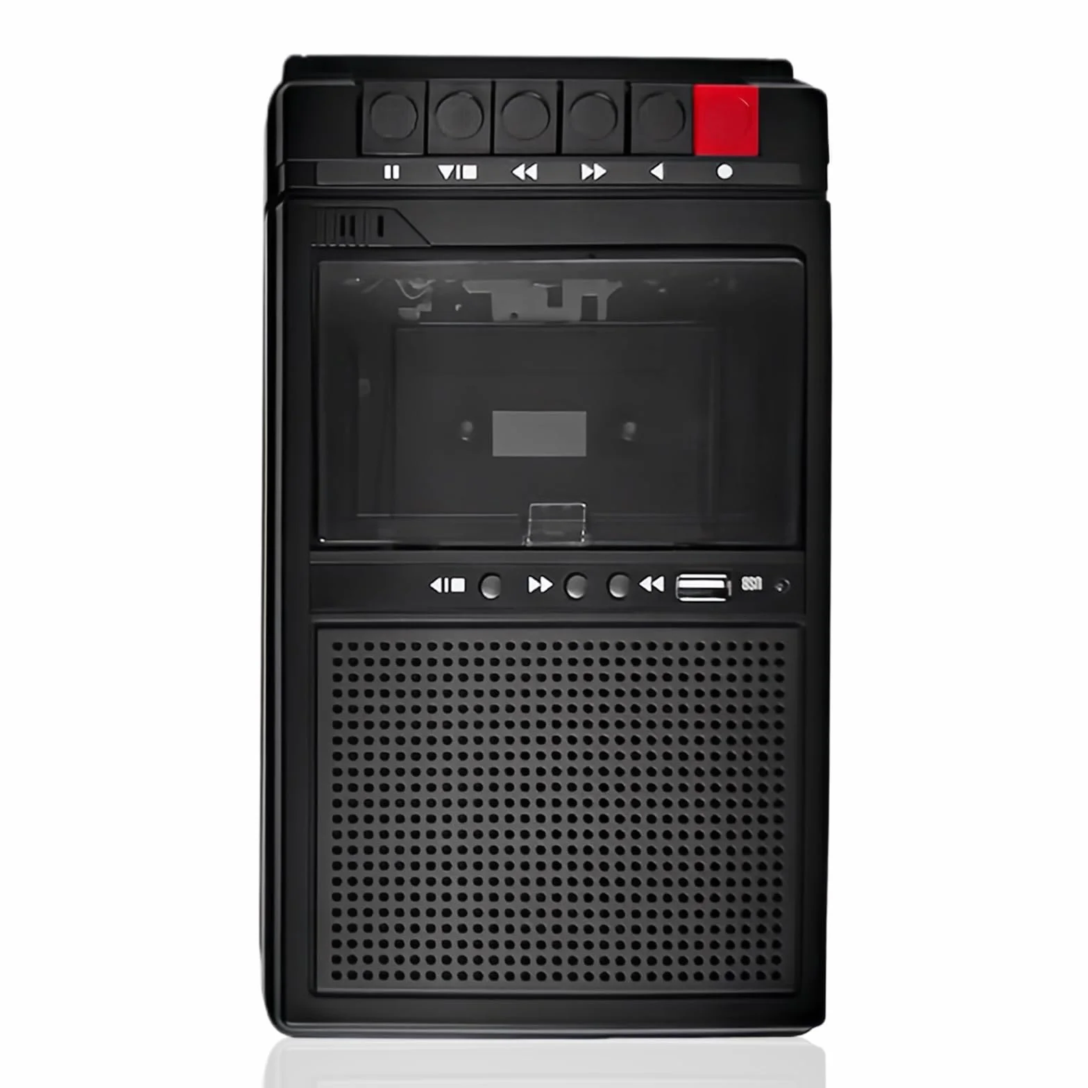 Odtwarzacz kasetowy, Bluetooth, przenośny odtwarzacz kasetowy z nagrywaniem, kaseta do muzyki MP3 przez USB/SD/PC, magnetofon kasetowy z wysuwanym uchwytem