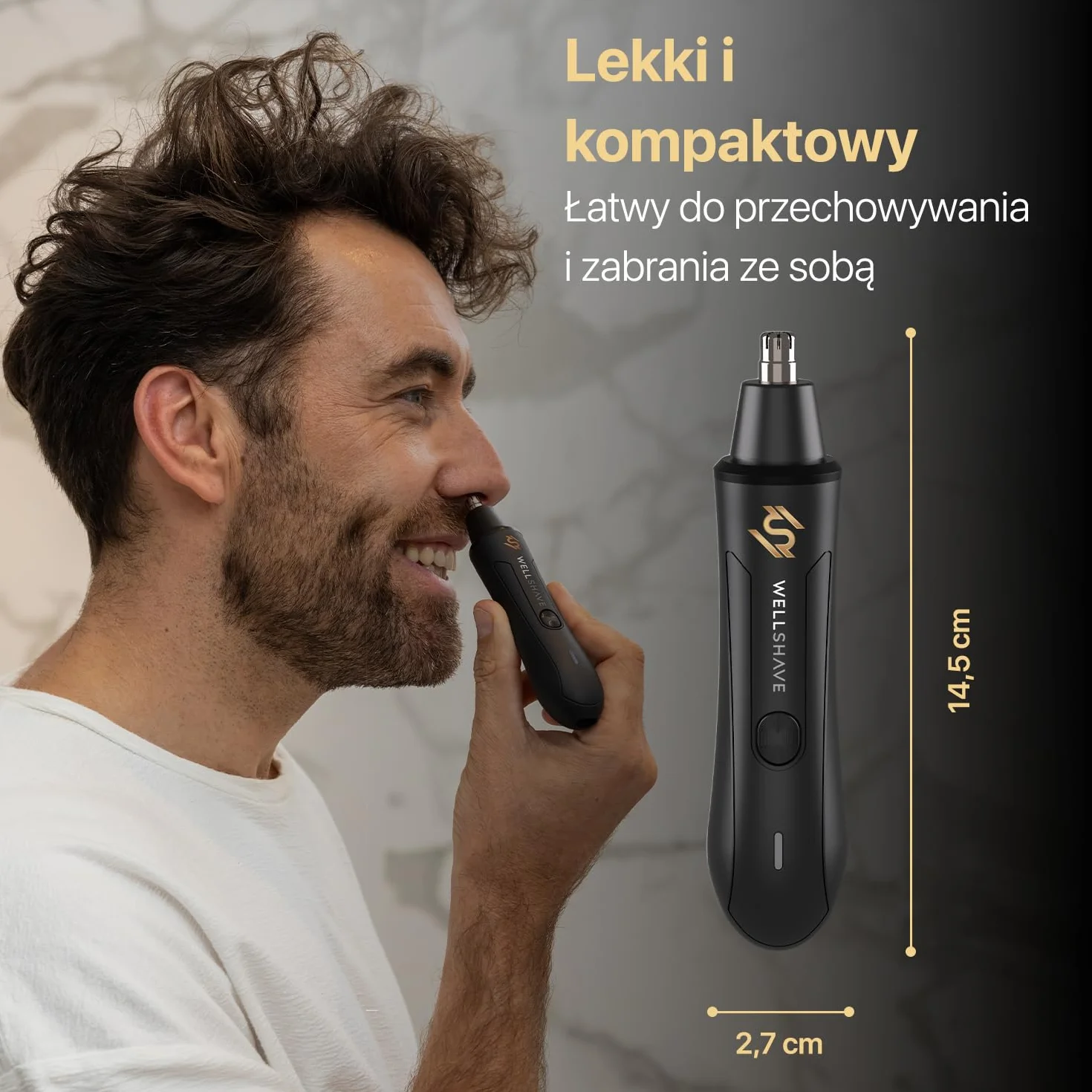 2 w 1 trymer do włosów – do brwi i uszu – do nosa – depilator do uszu