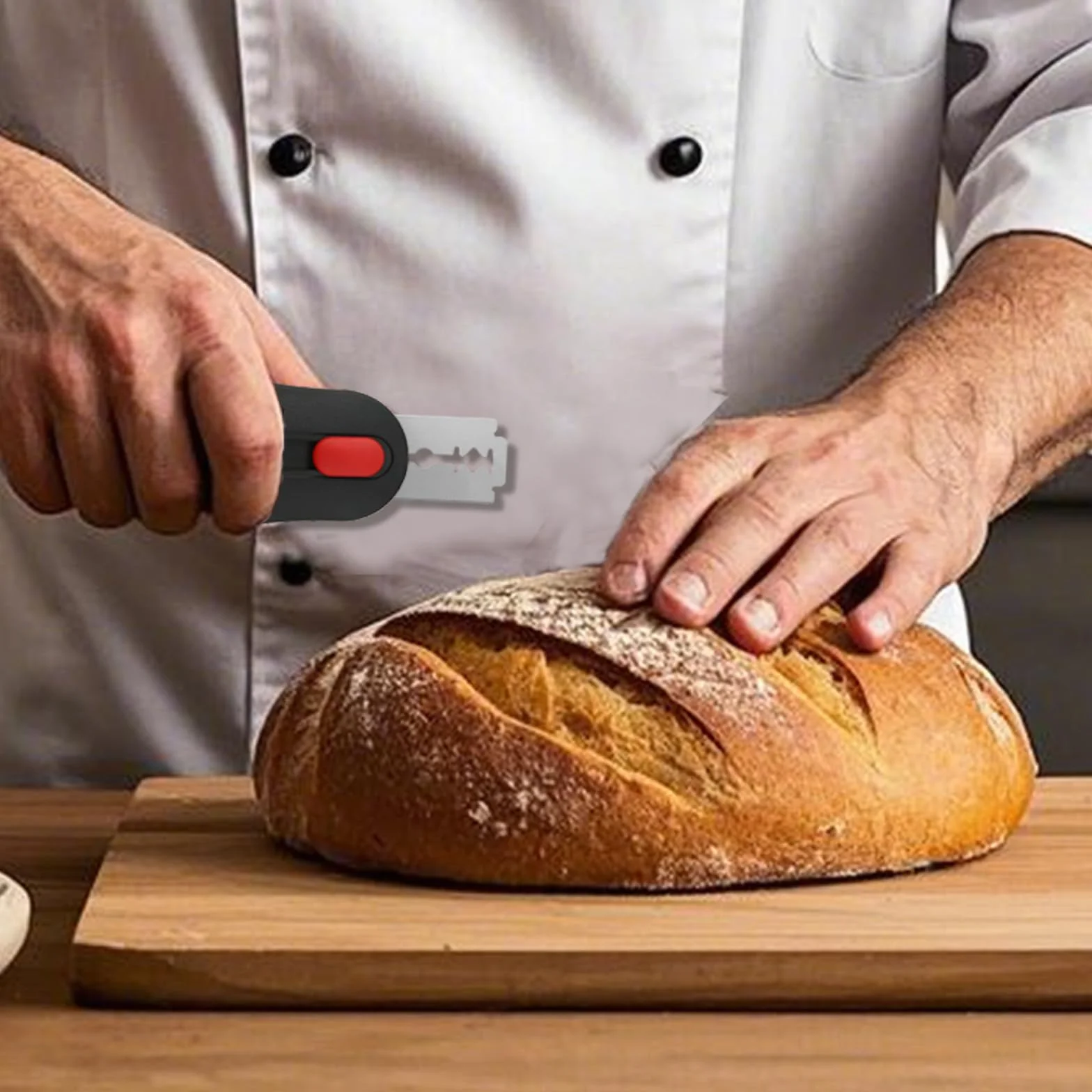 Gosknor Bread Lame Narzędzie do Nacinania Ciasta 5 Ostrzy Stal Nierdzewna Magnetyczne