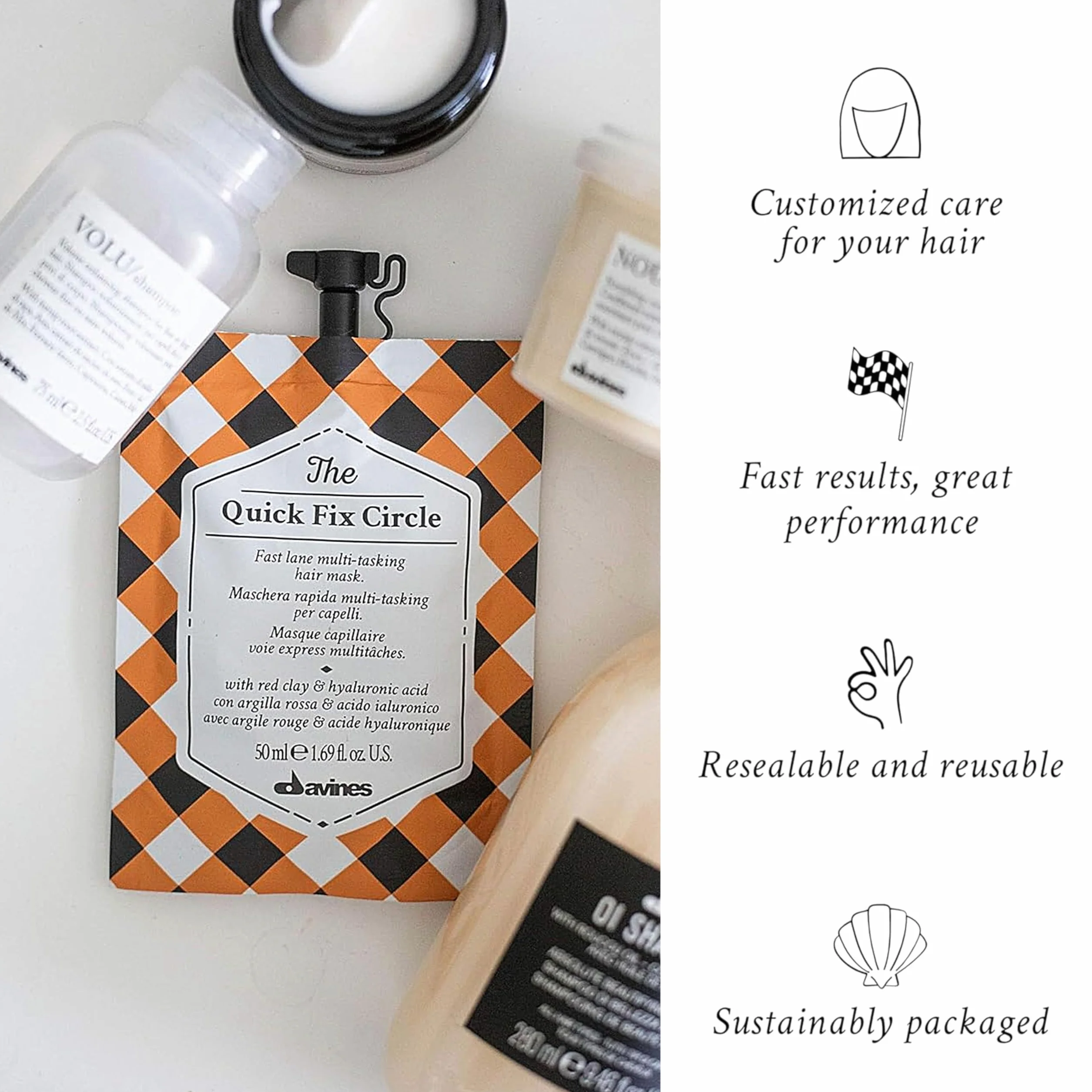 Davines Tcc The Quick Fix Circle 50 Ml.