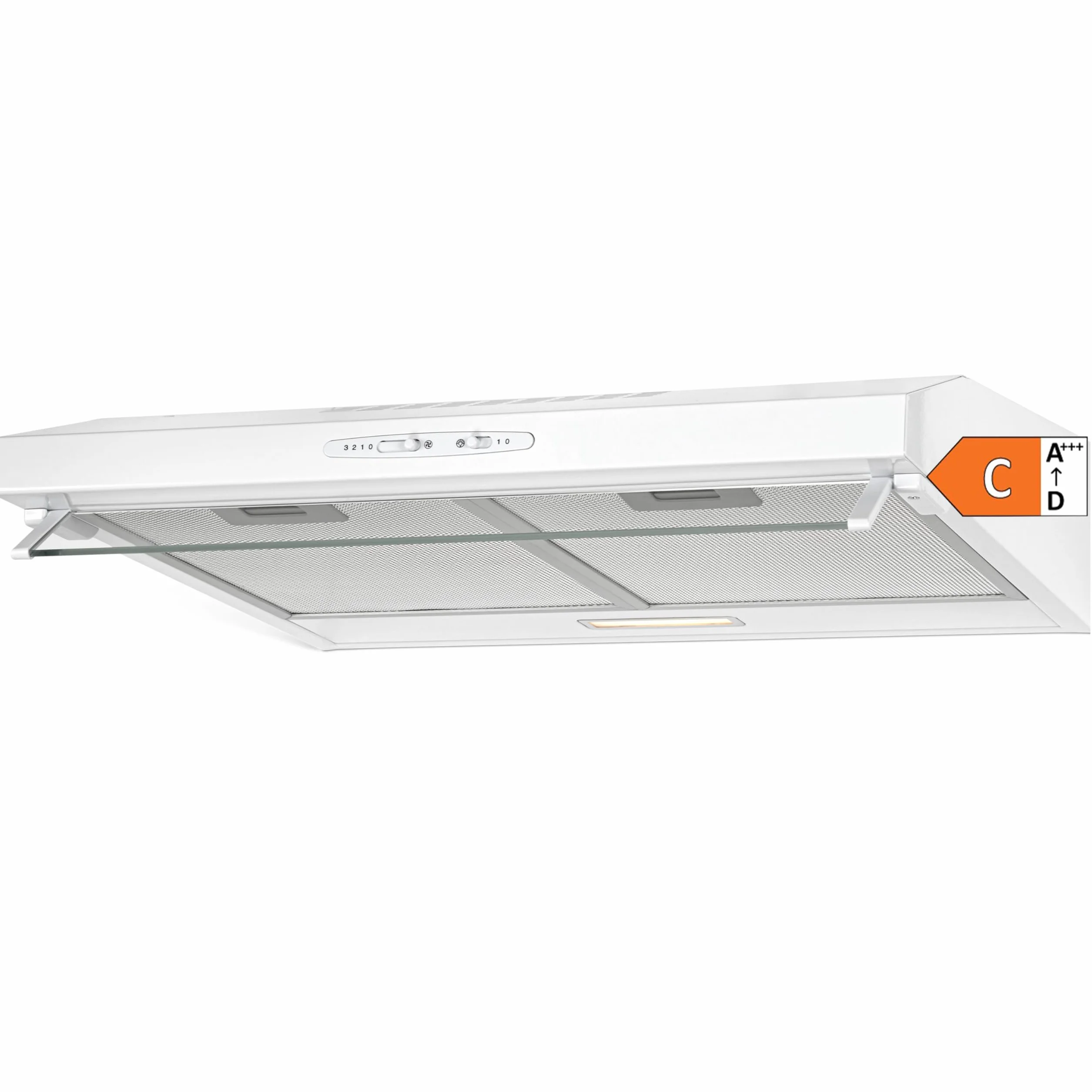 Bomann Okap kuchenny 60 cm 205 m³/h 3 stopnie 71 dB obieg i wywiew