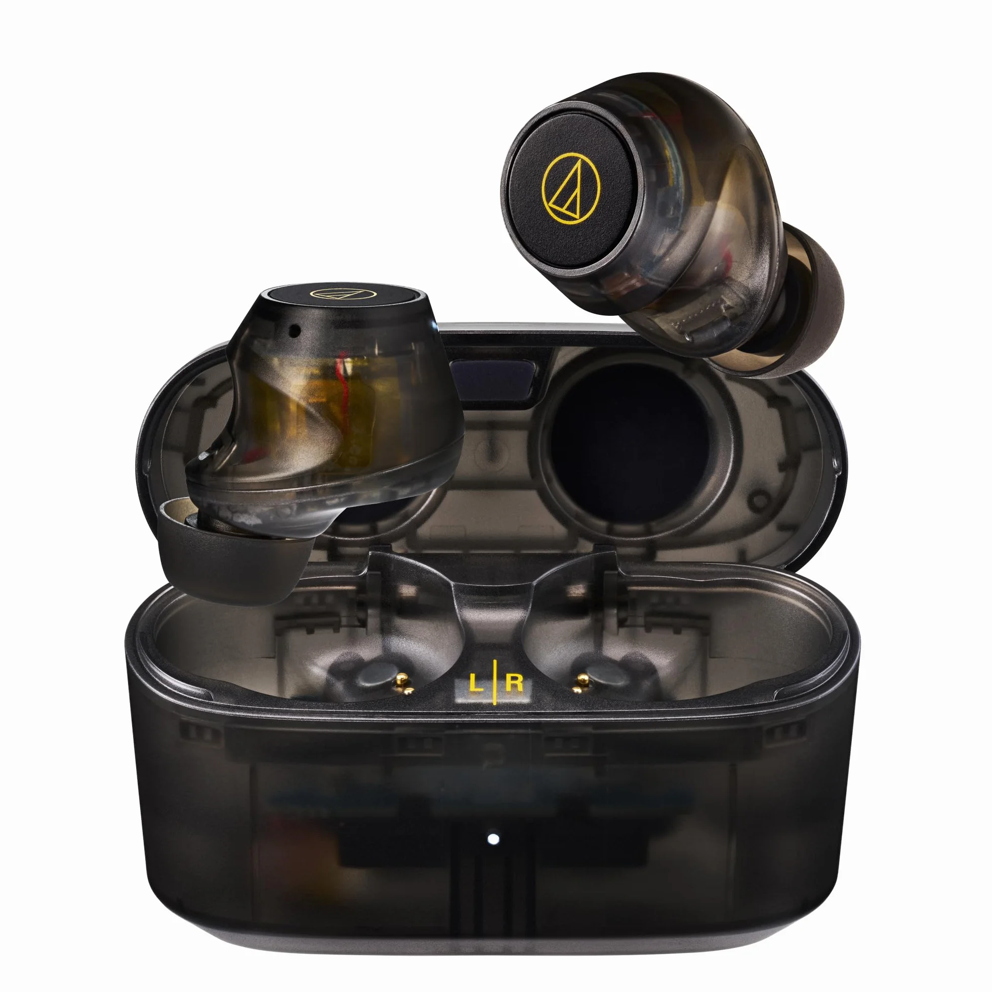 Audio-Technica Słuchawki bezprzewodowe ATH-CKS30TW+ (przezroczyste czarne)