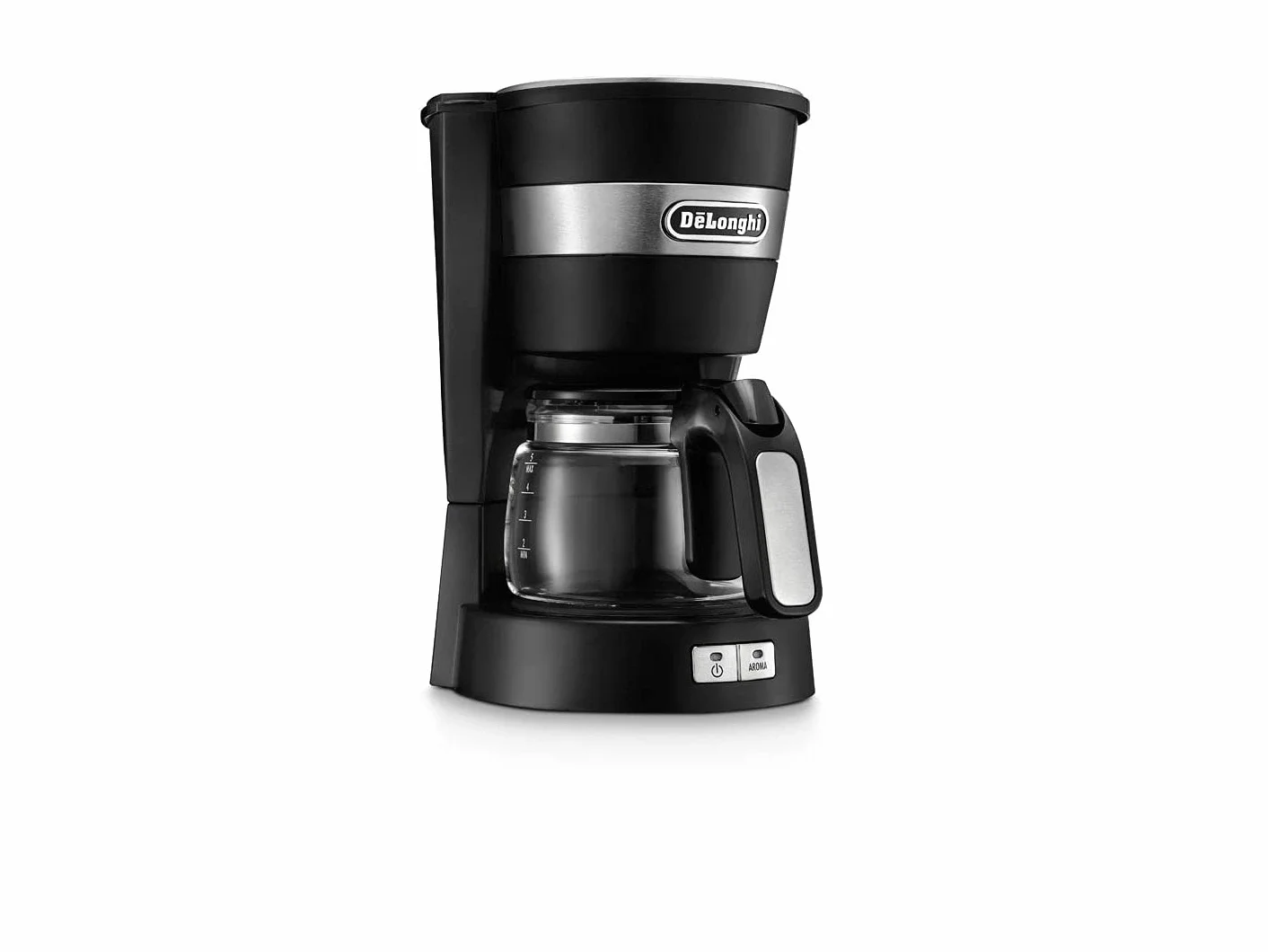 De'Longhi ICM 14011.BK Przelewowy ekspres do kawy (650 W), czarny