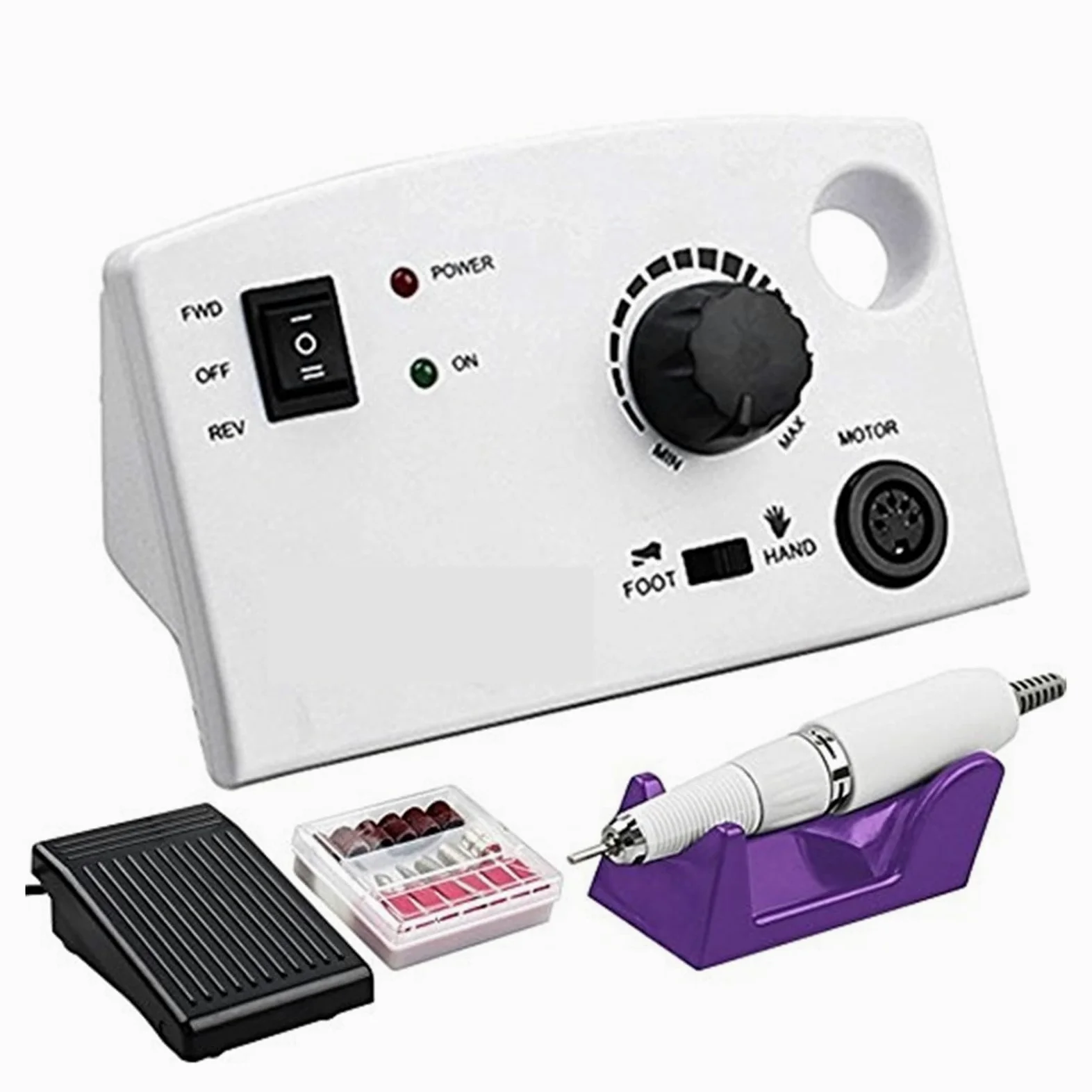 Elektryczny pilnik do paznokci 35000 obr./min elektryczna wiertarka do paznokci elektryczna maszyna do manicure wiertła akcesoria zestaw do Pedicure ceramiczne wiertło do paznokci narzędzia do paznokc