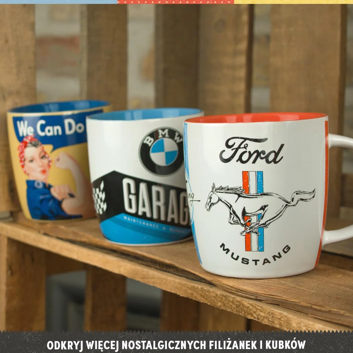 Nostalgic-Art Retro kubek ceramiczny 330 ml VW The Original Ride Oficjalny Licencjonowany Produkt