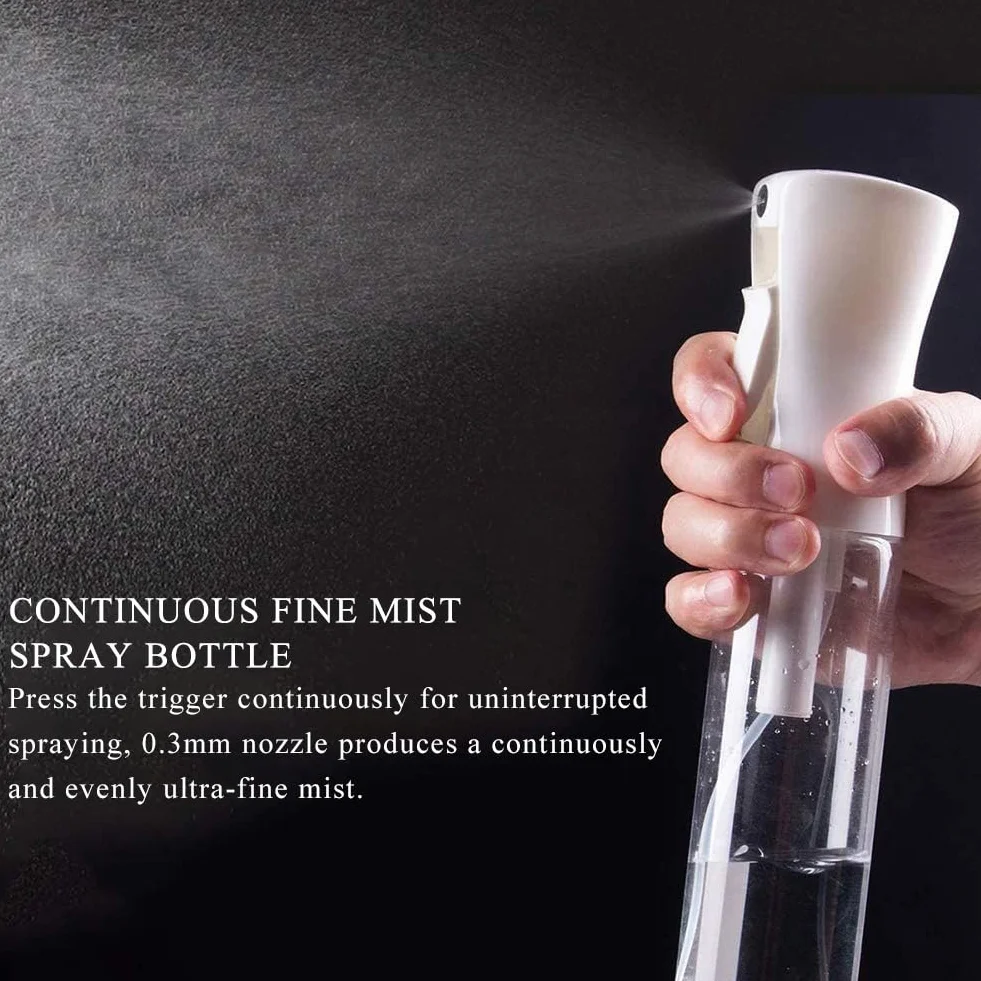 Butelka z rozpylaczem do włosów, 200 ml, butelka z rozpylaczem Ultra Fine Mist, pusta butelka z rozpylaczem wody, butelka z rozpylaczem do włosów, szczelna, do stylizacji włosów, czyszczenia roślin, 2