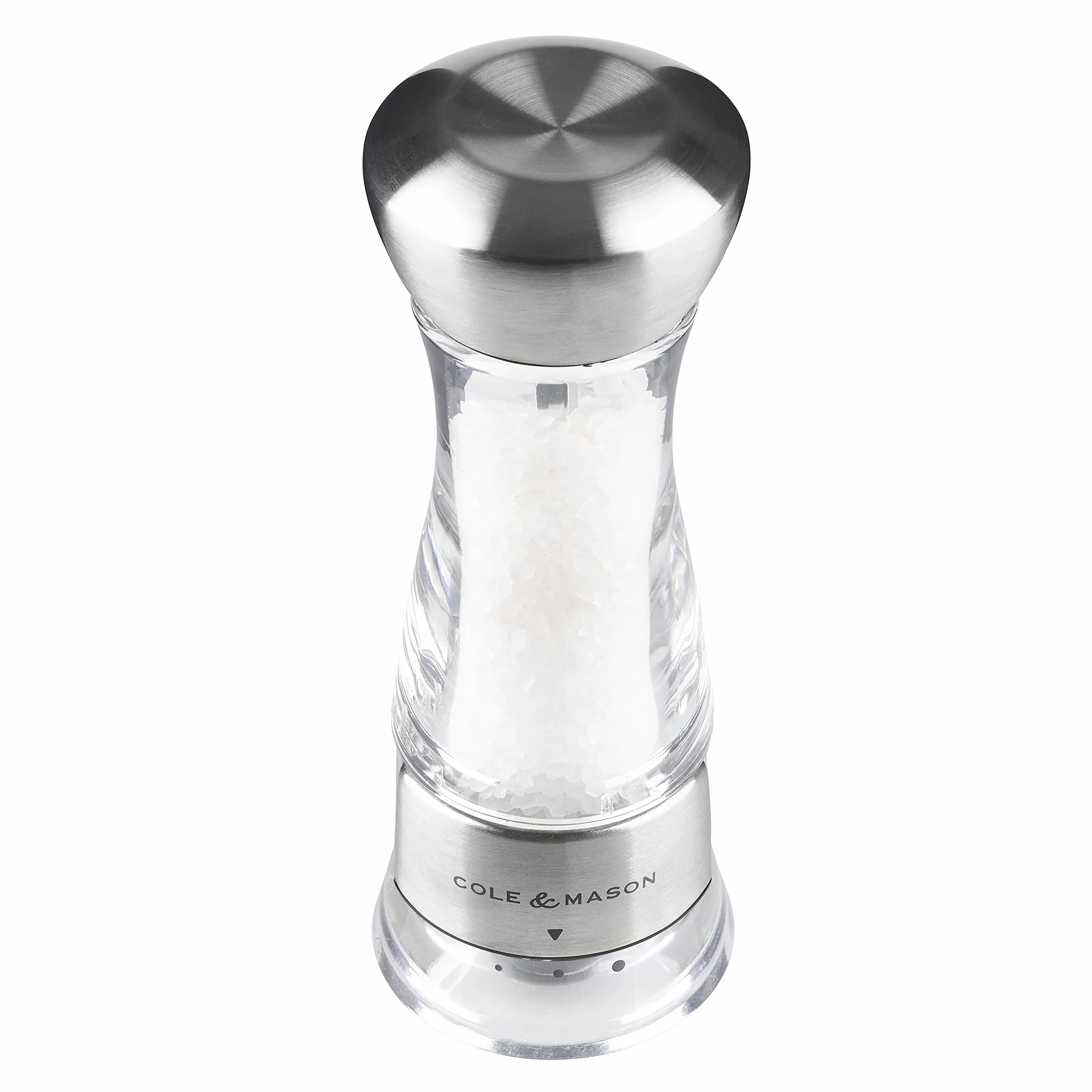 Cole & Mason Windermere młynek do soli Gourmet Precision+ stal nierdzewna/akryl 165 mm