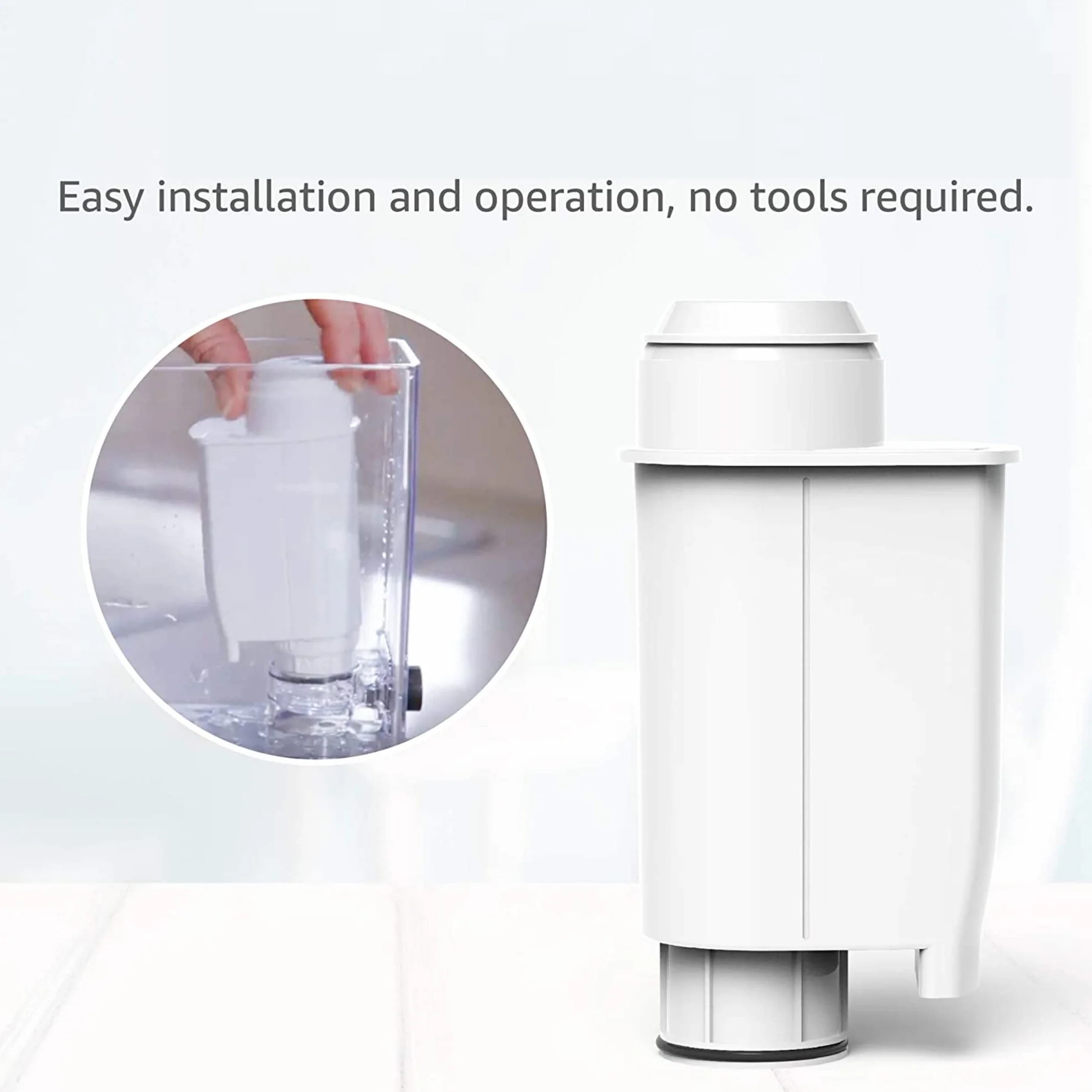 AQUA CREST Filtr do wody Intenza+ CA6702/00 do Gaggia Philips Saeco 4 szt.
