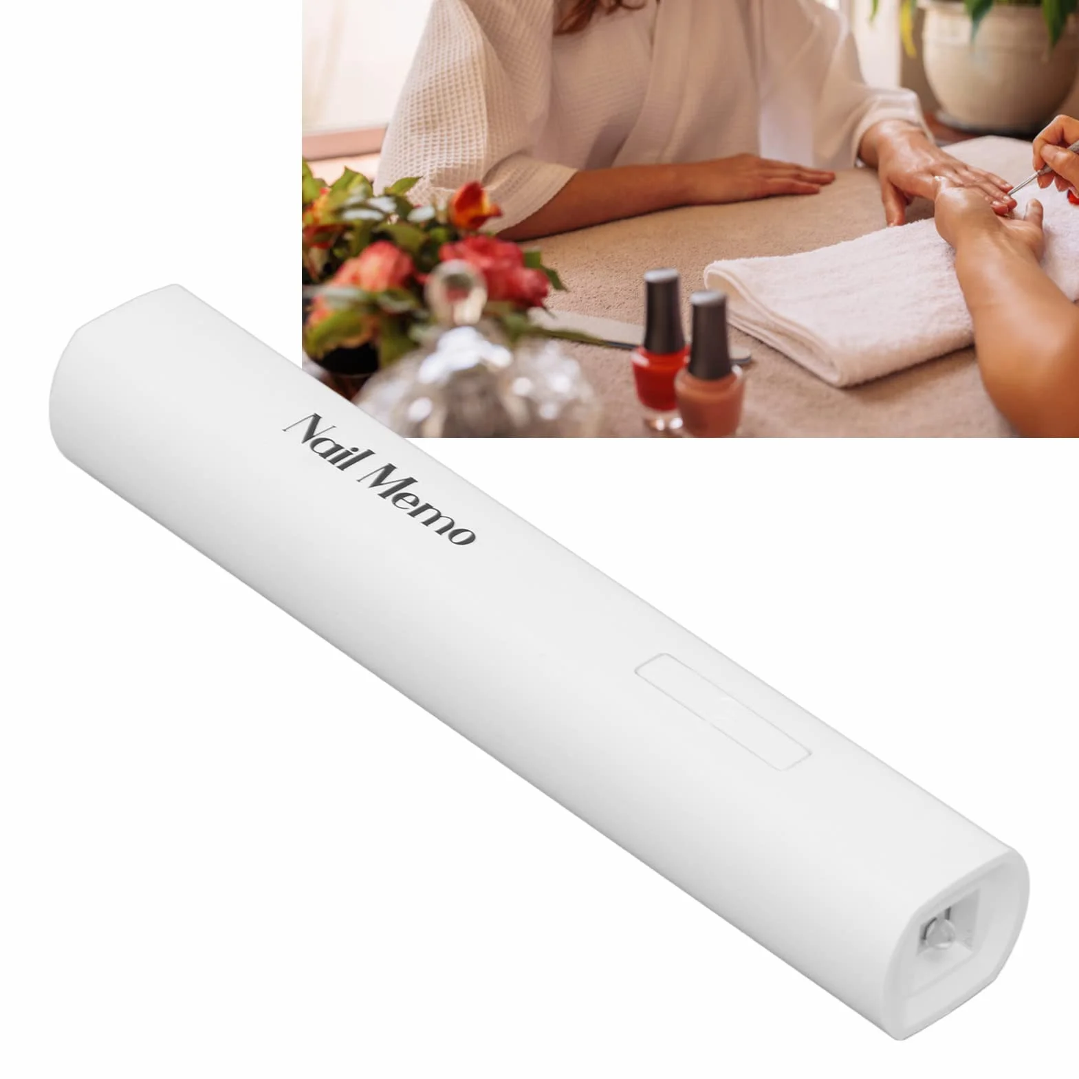 Mini Lampa UV LED do Paznokci W Długopisie, Przenośna Lampa do Paznokci żelowych 3 W do Domowego Salonu DIY, Lampa do Paznokci UV z ładowaniem USB, Szybkoschnąca Suszarka do Paznok