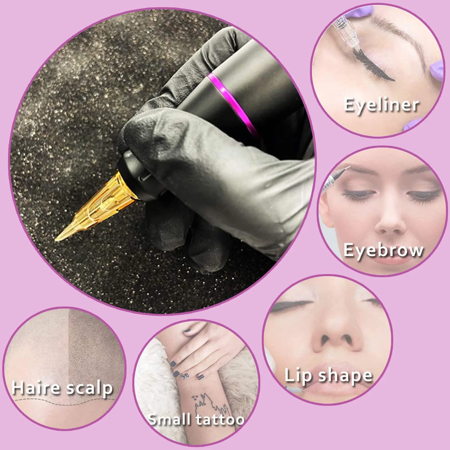 EZ Lgły do Kartridża do Tatuażu - 20szt #10 (3RL) Makijaż Permanentny SMP Bugpin Round Liner 0.25MM Wkłady z Igłami do Tatuażu Pióro do Tatuażu Rotacyjnego Dostawa - V Select