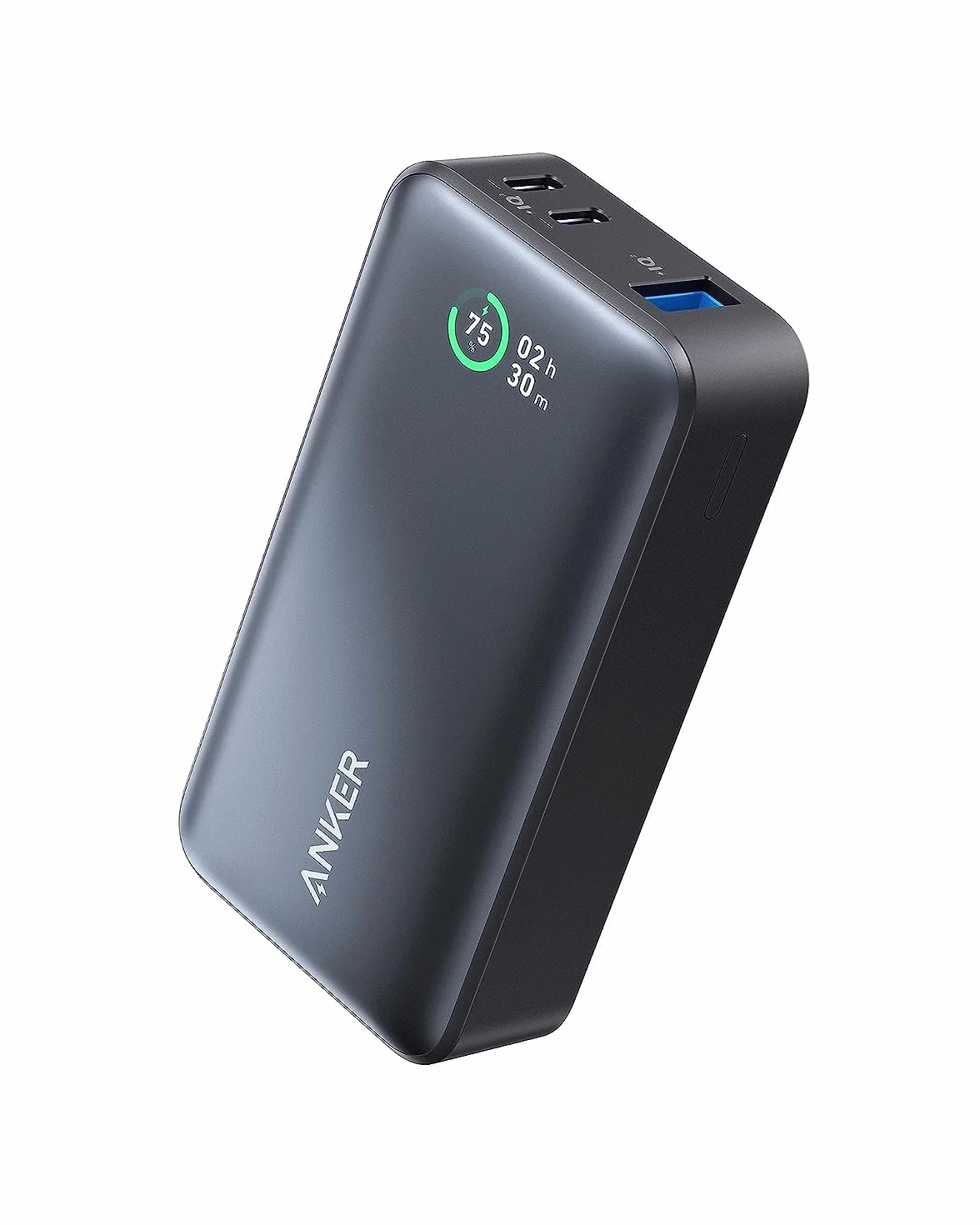 Anker 10 000 mAh powerbank z technologią Power Delivery (maksymalna moc PD 30 W), zewnętrzna bateria do telefonu komórkowego Power IQ 3.0 do iPhone, iPad, MacBook, Galaxy i innych (Czarny)