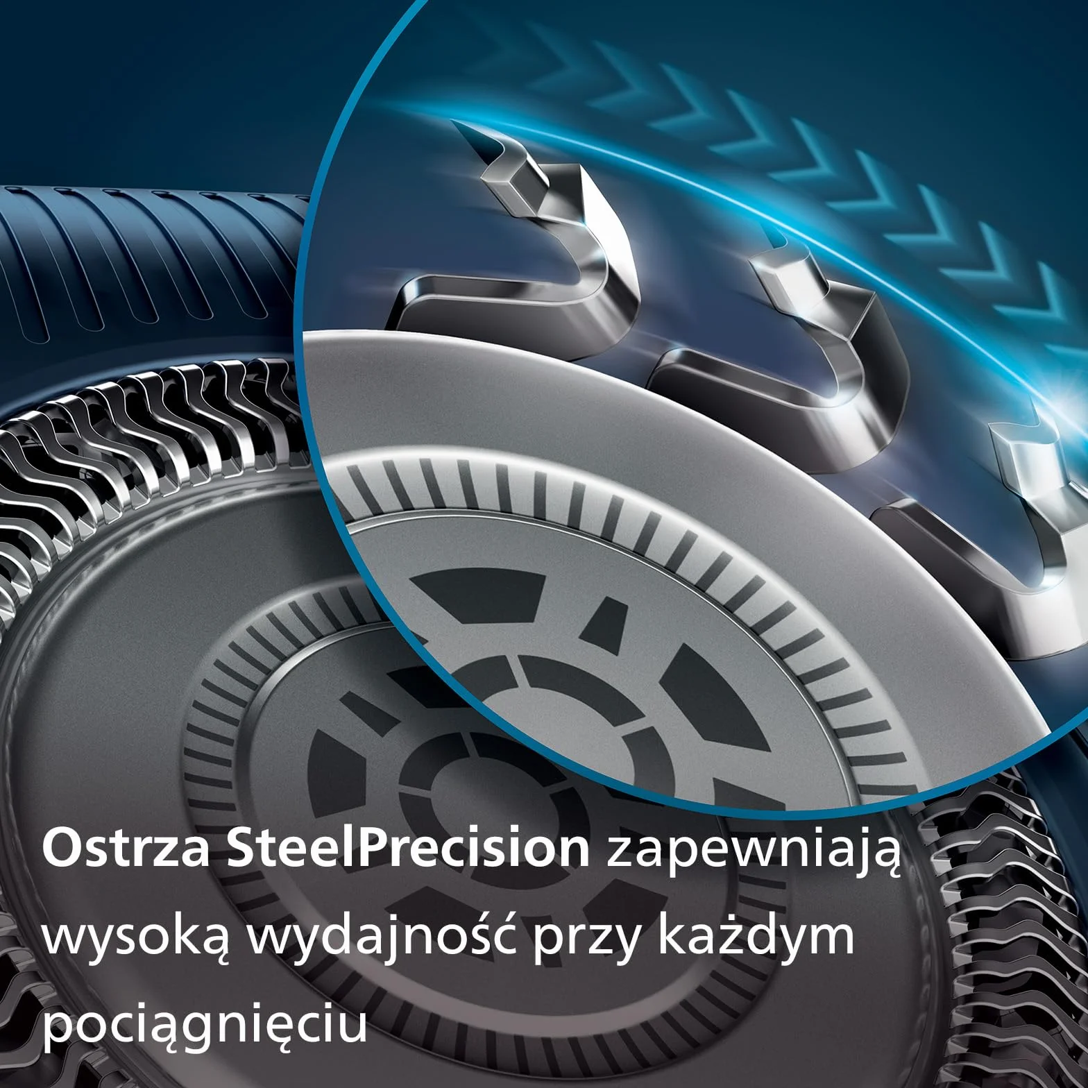Golarka elektryczna Philips Series 7000 do golenia na mokro i na sucho z technologią SkinIQ, zintegrowanym trymerem, podkładką ładującą, etui podróżnym i szczotką do czyszczenia (Model S7887/35)