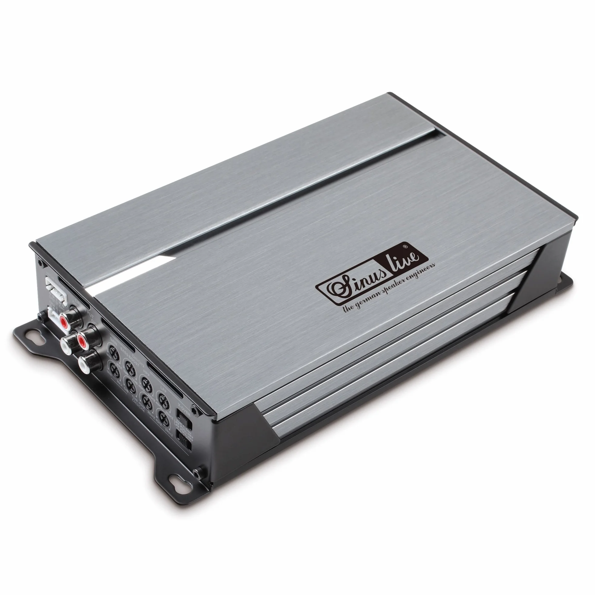 Sinuslive 4-kanałowy wzmacniacz mocy 240W SL-A4100D, srebrny